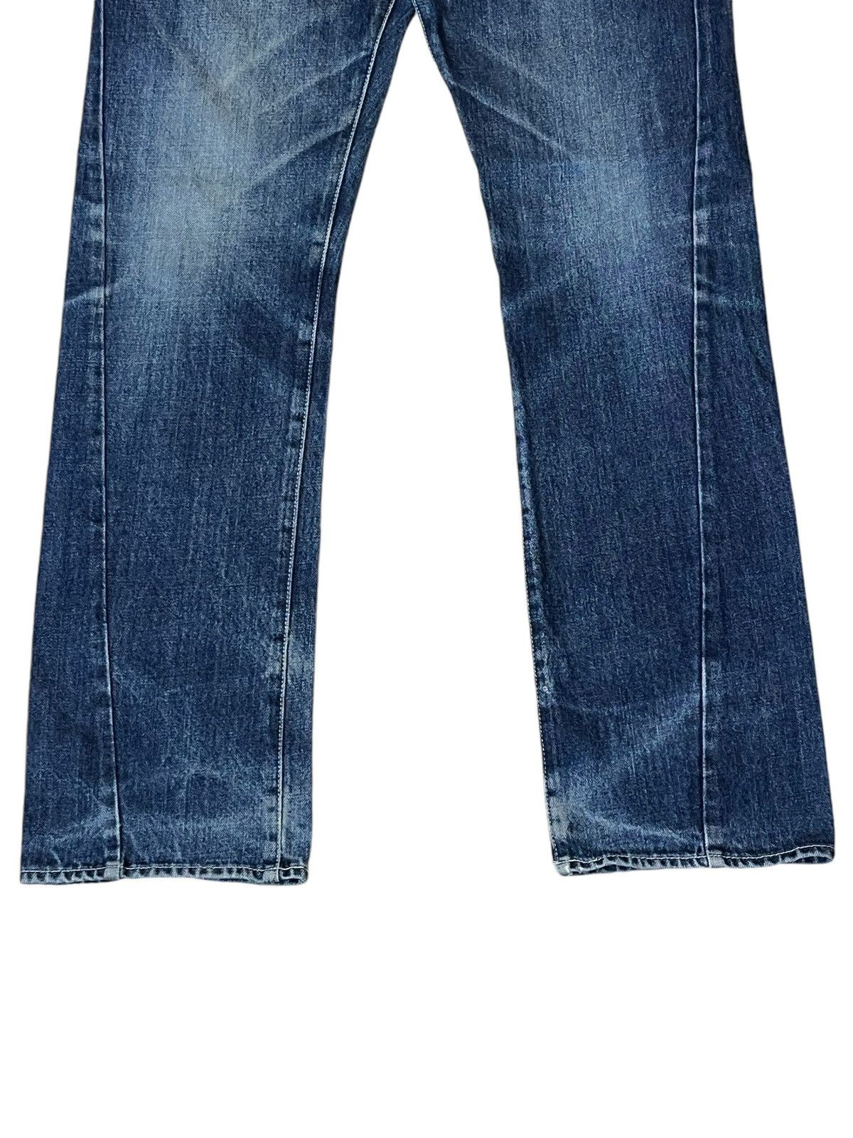 Japanese Brand SICK Y2K JAPANESE BRAND RASTA COLOUR JEANS MADE IN JAPAN Size US 32 / EU 48 - 3 Thumbnail