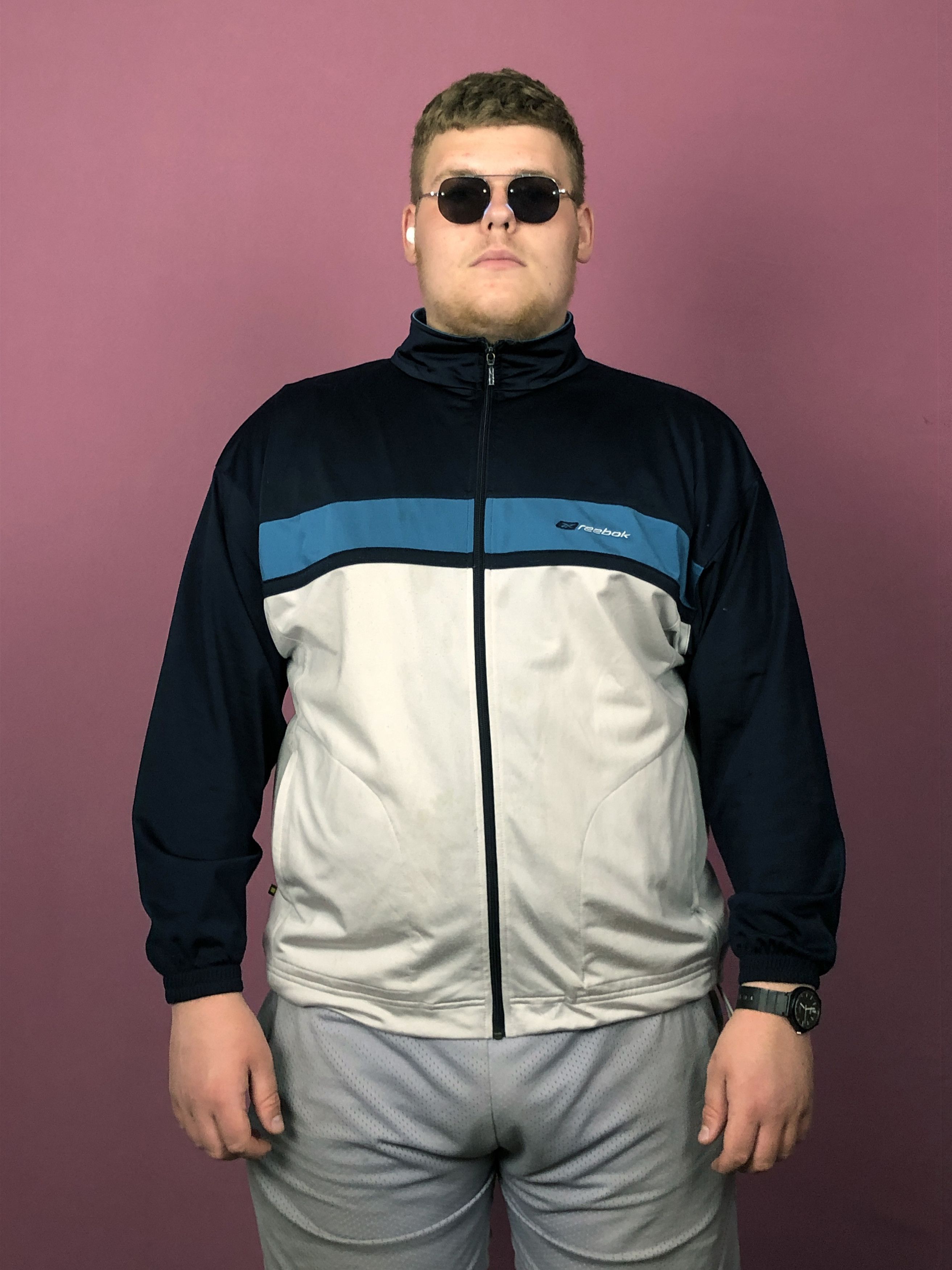 Reebok × Vintage Reebok Vintage Men's Track Jacket - L Size US L / EU 52-54 / 3 - 1 Thumbnail