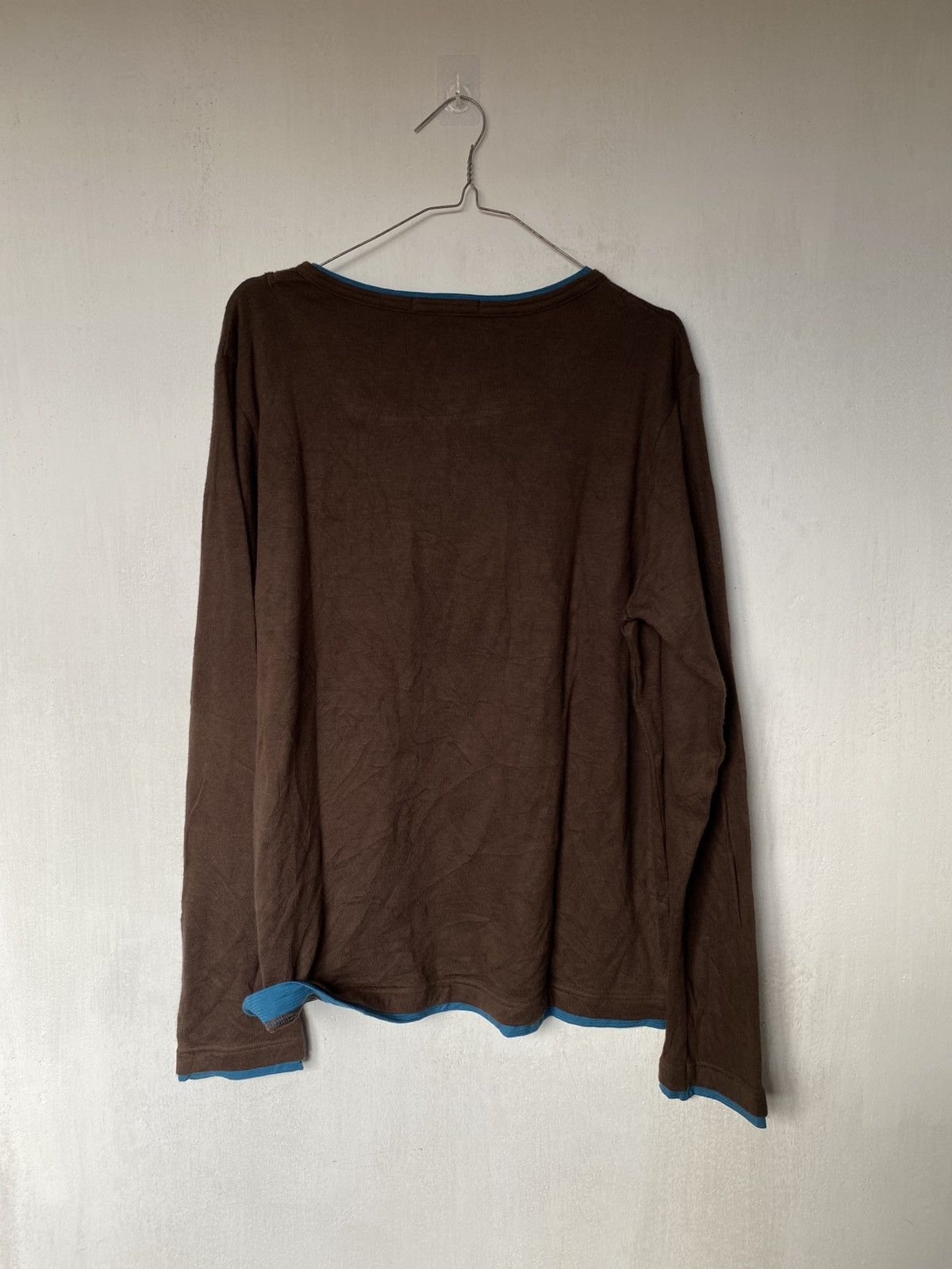 Beauty Beast × If Six Was Nine × Japanese Brand TocToc Double Layer Lace Up Poem Longsleeve Size US M / EU 48-50 / 2 - 4 Thumbnail