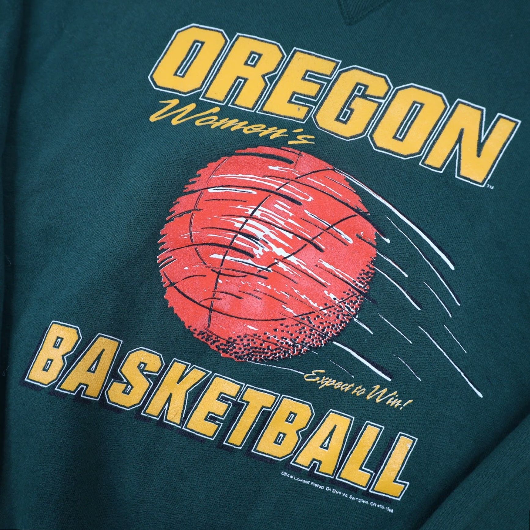 Russell Athletic VINTAGE Russell University of Oregon Ducks Womens Basketball Graphic Sweatshirt Size M / US 6-8 / IT 42-44 - 4 Thumbnail