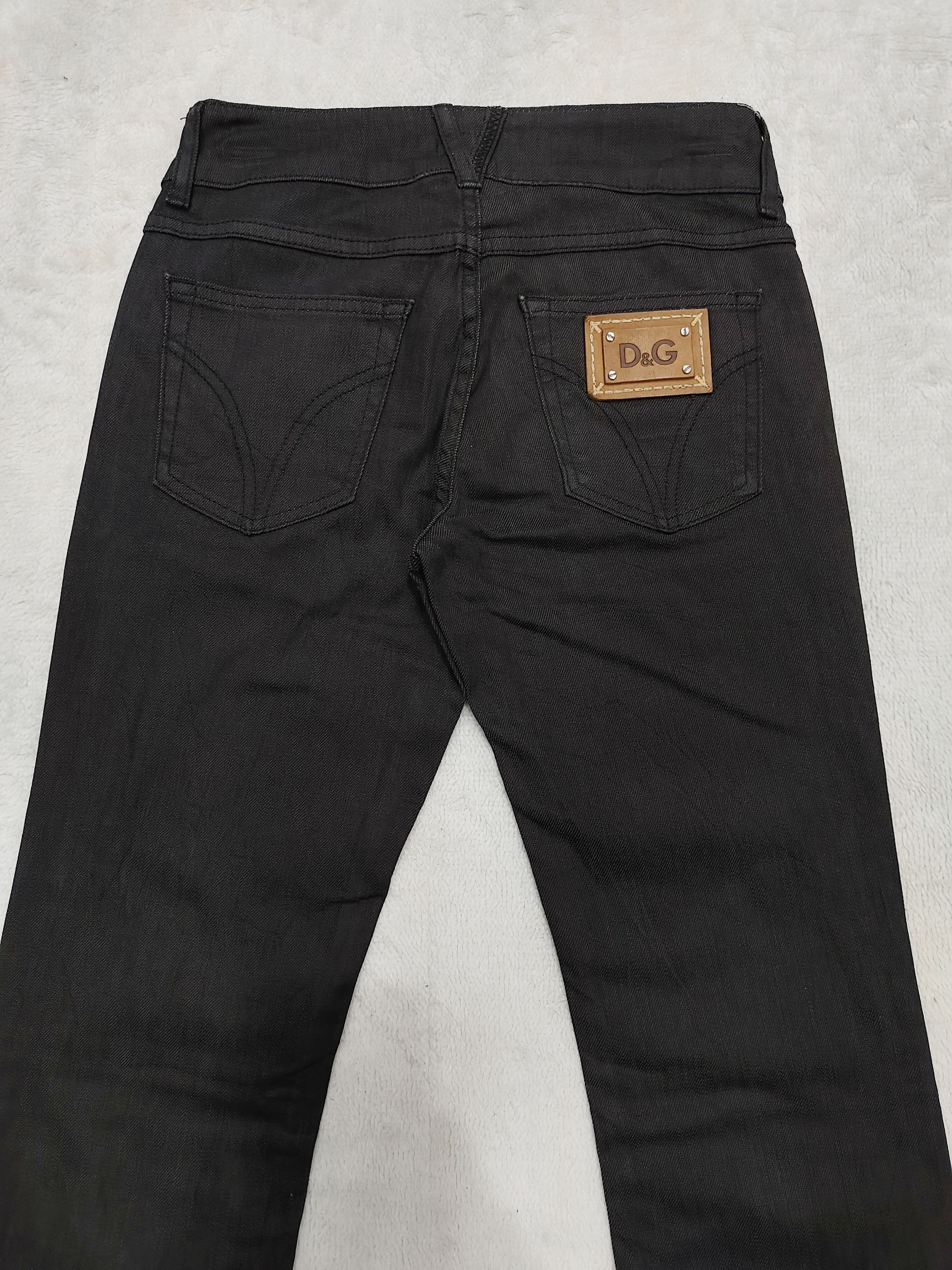 Dolce & Gabbana DOLCE GABBANA❤️‍🔥"COOL" Low Waist Y2k Bootcut Wax Jeans Size 28" / US 6 / IT 42 - 2 Thumbnail