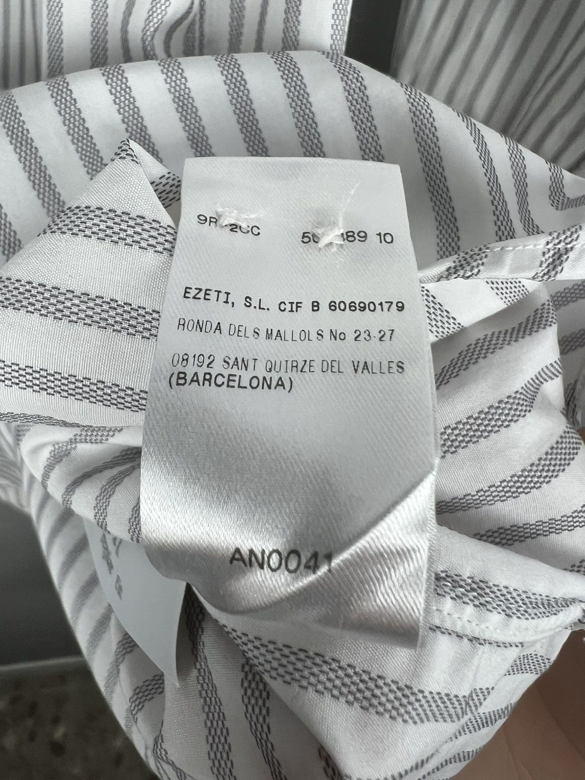Designer × Ermenegildo Zegna Ermenegildo Zegna Button Up Striped Shirt Long Sleeve Kiton Size US L / EU 52-54 / 3 - 11 Thumbnail