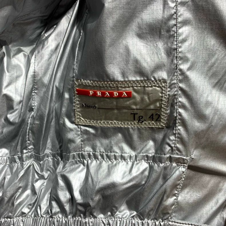 Prada Prada Pure white down jacket 2501-Nextarrow Size S / US 4 / IT 40 - 4 Thumbnail
