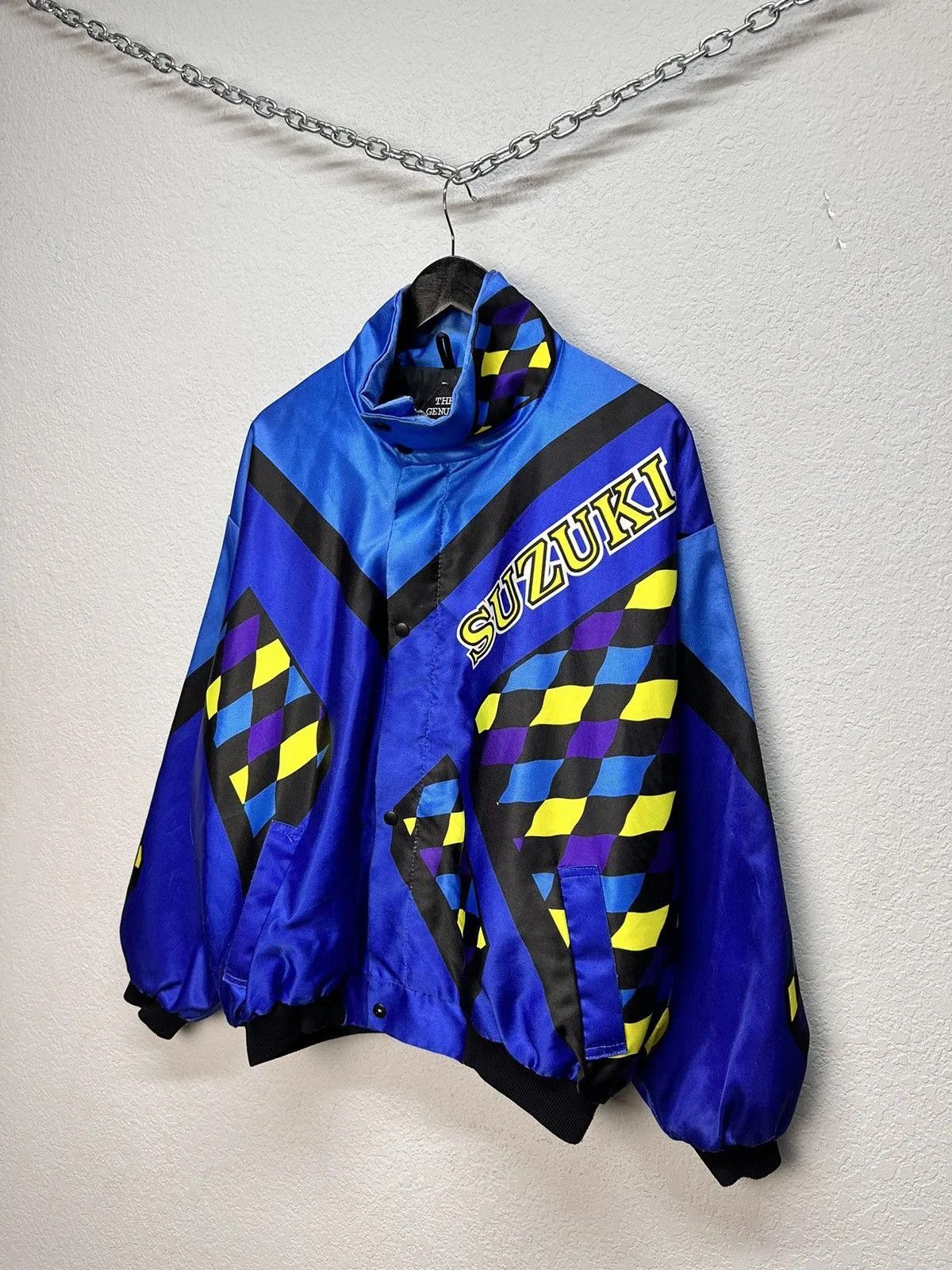 Harley Davidson Racing Jacket Moto Vodafone F1 Nascar Leather Red Bull Lucky Size US XL / EU 56 / 4 - 4 Thumbnail