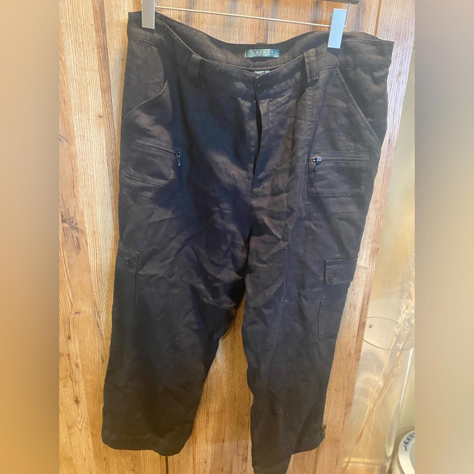 Polo Ralph Lauren Ralph Lauren black cargos - size 14 Size 36" / US 14 / IT 50 - 2 Thumbnail