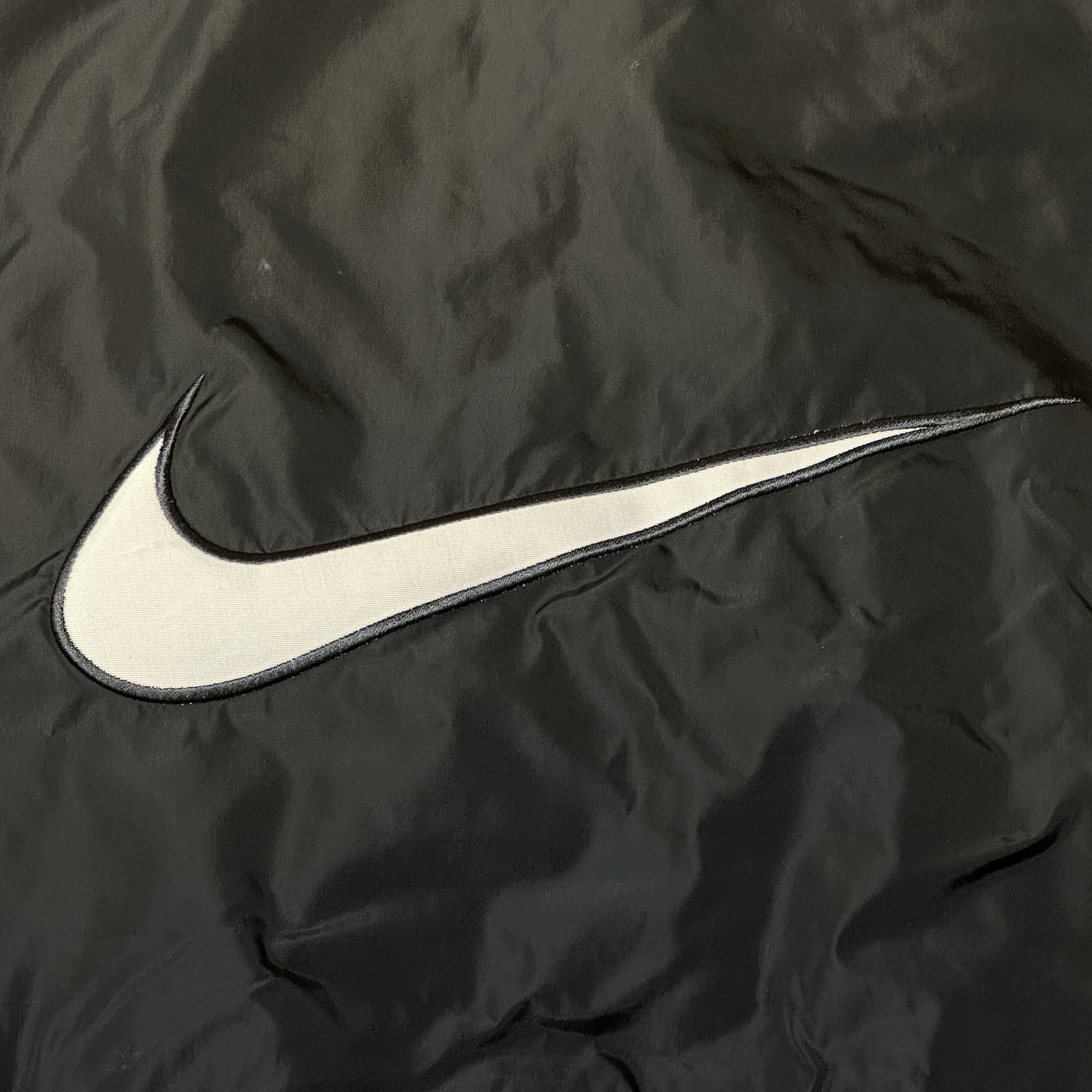Nike Vintage Nike Black Snap Button Varsity Jacket Size Medium Size US M / EU 48-50 / 2 - 4 Thumbnail