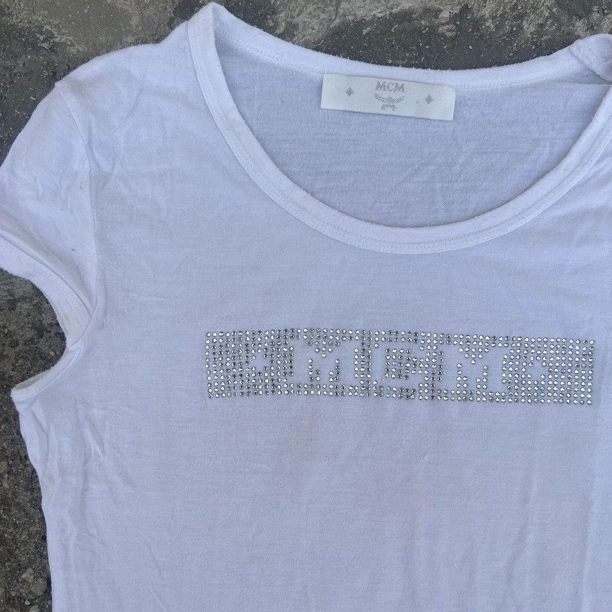 MCM × Vintage MCM vintage women’s sweatshirt glitter logo 5 oversize Size M / US 6-8 / IT 42-44 - 4 Thumbnail