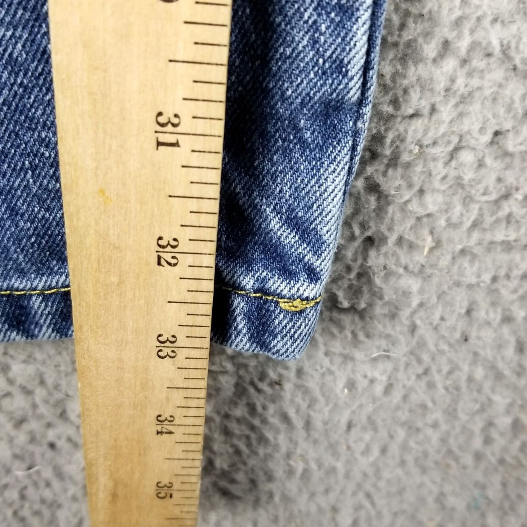Vintage Cabela's Jeans Mens 42X33 Blue Relaxed Fit Denim Big & Tall Straight Jeans Mens Blue 42X33 90s American Classic Theme Clothing Size US 42 / EU 58 - 7 Thumbnail