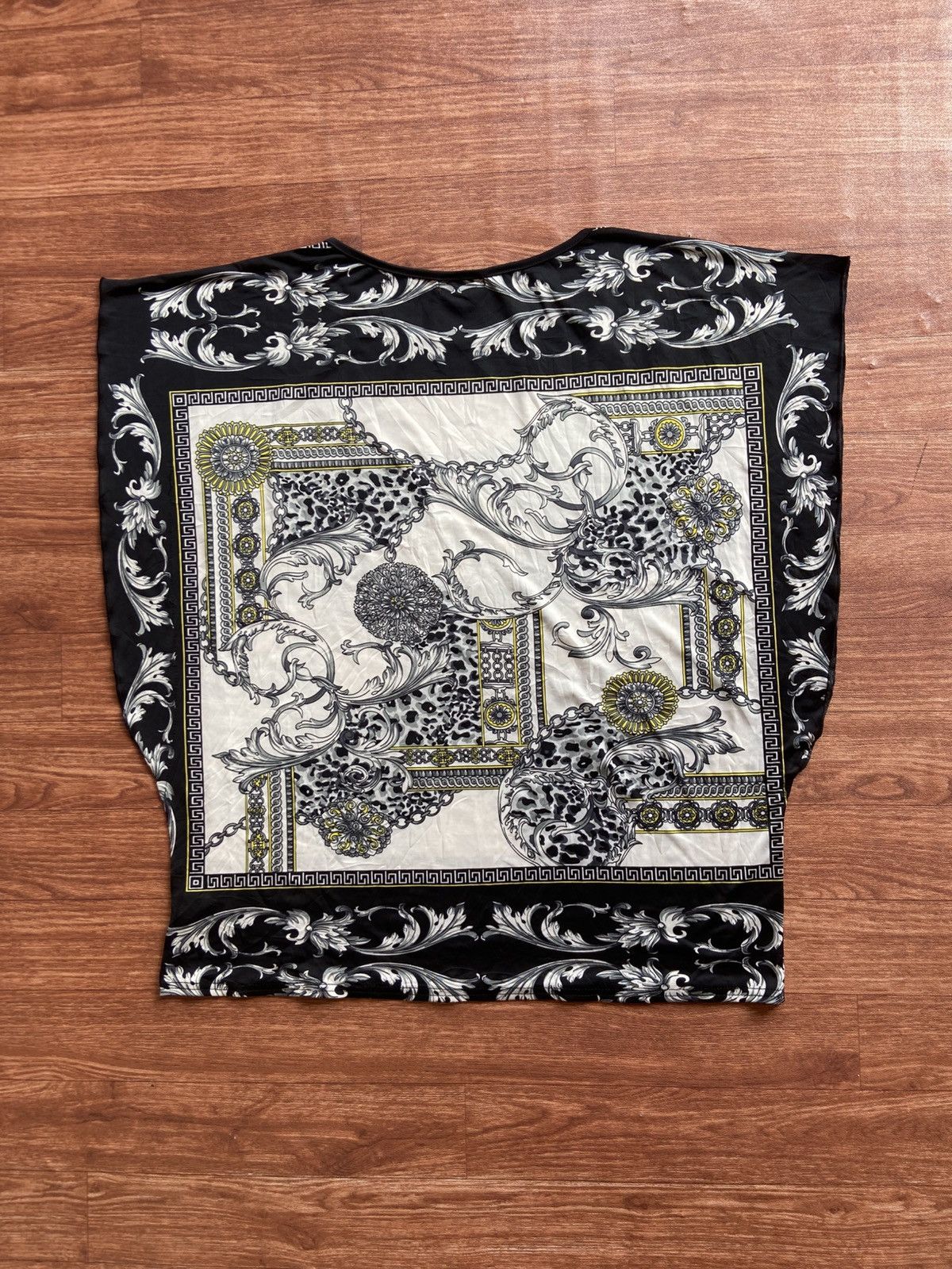 Le Grande Bleu (L.G.B.) Rei Firenze Silk Tshirt Raw Pattern Size US M / EU 48-50 / 2 - 8 Thumbnail