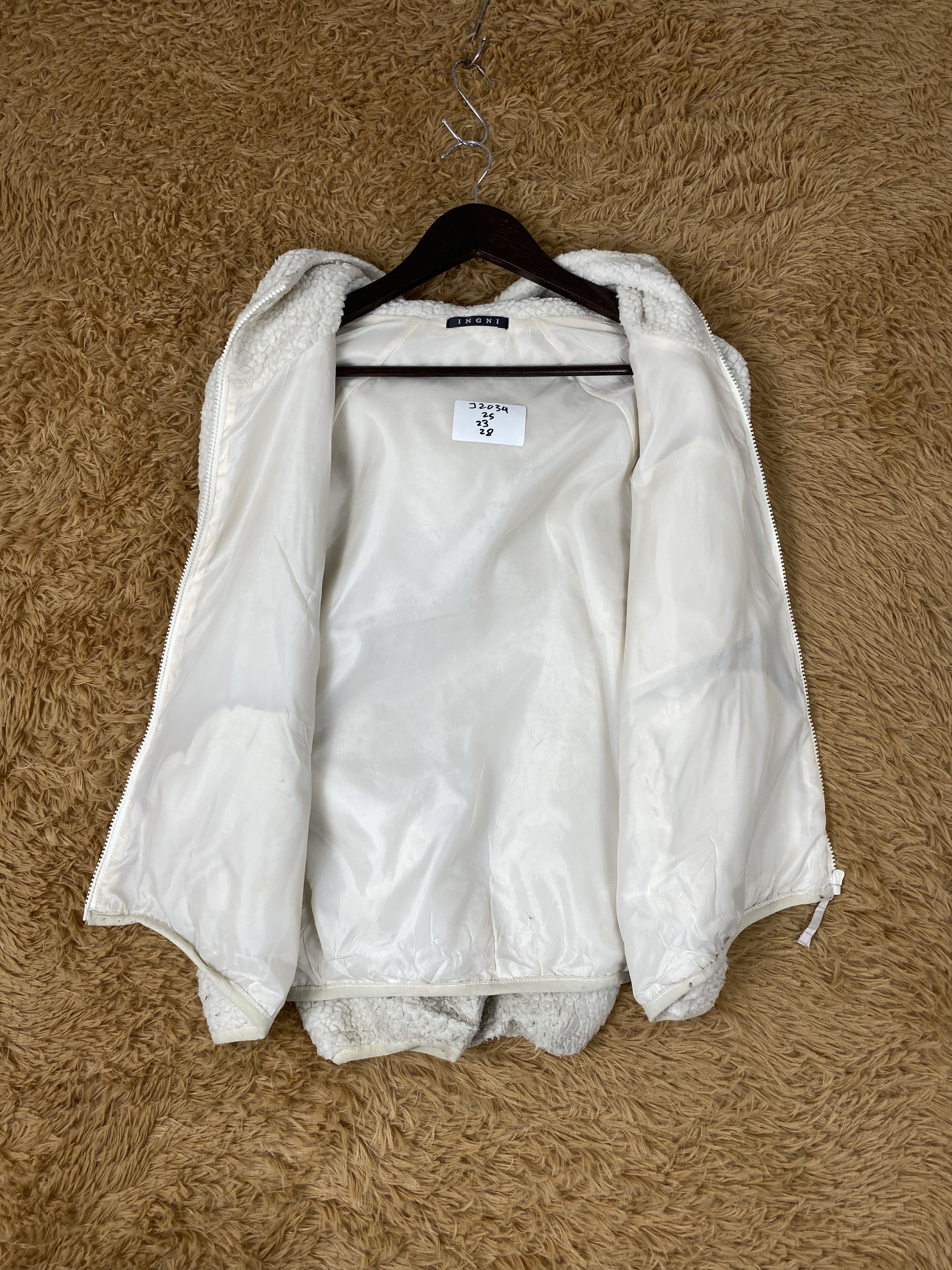 Japanese Brand Vintage Ingni Hoodie Sherpa Jacket J2034 Size US M / EU 48-50 / 2 - 8 Thumbnail
