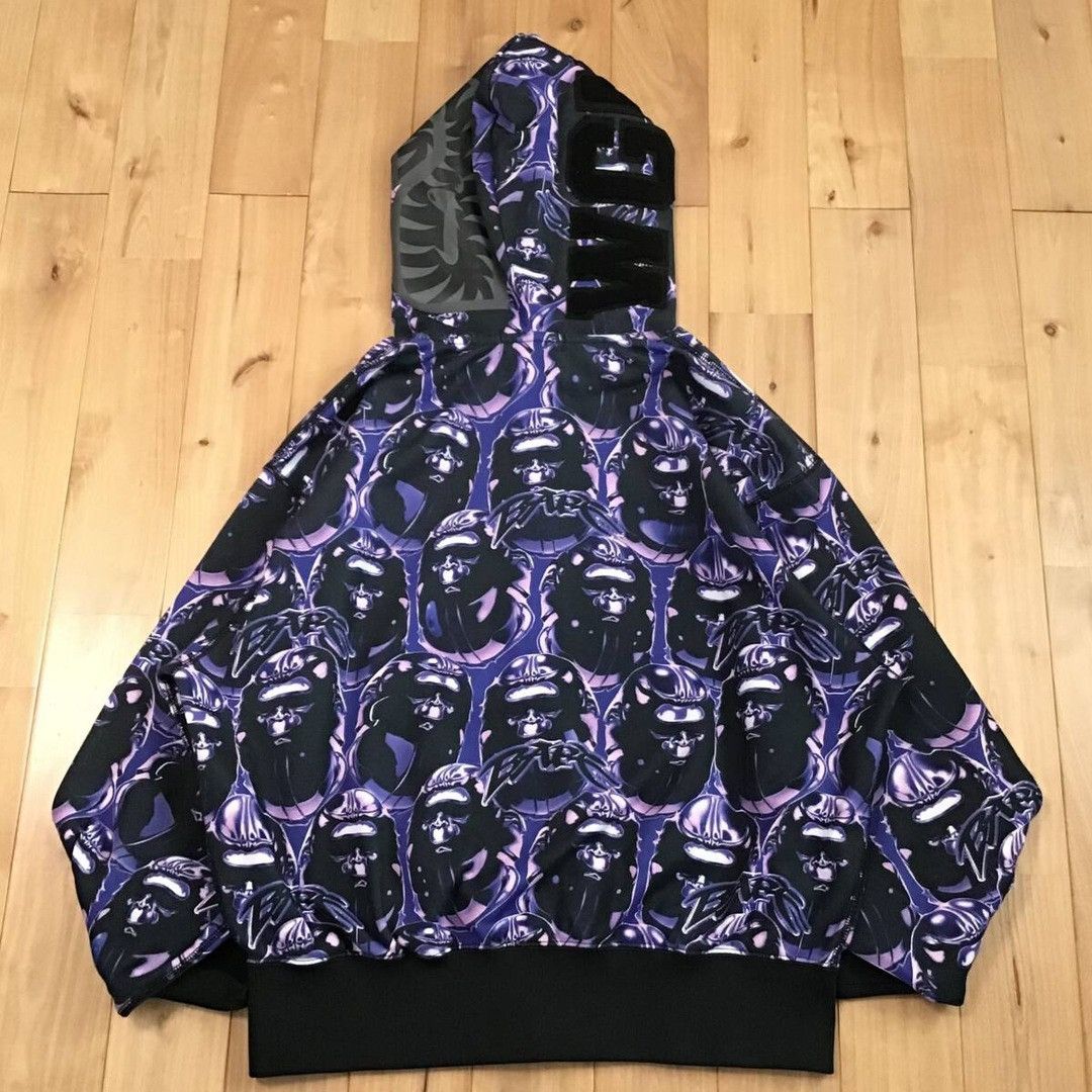 Bape BAPE APE HEAD GRAFFITI SHARK FULL ZIP HOODIE a bathing ape Size US S / EU 44-46 / 1 - 5 Thumbnail