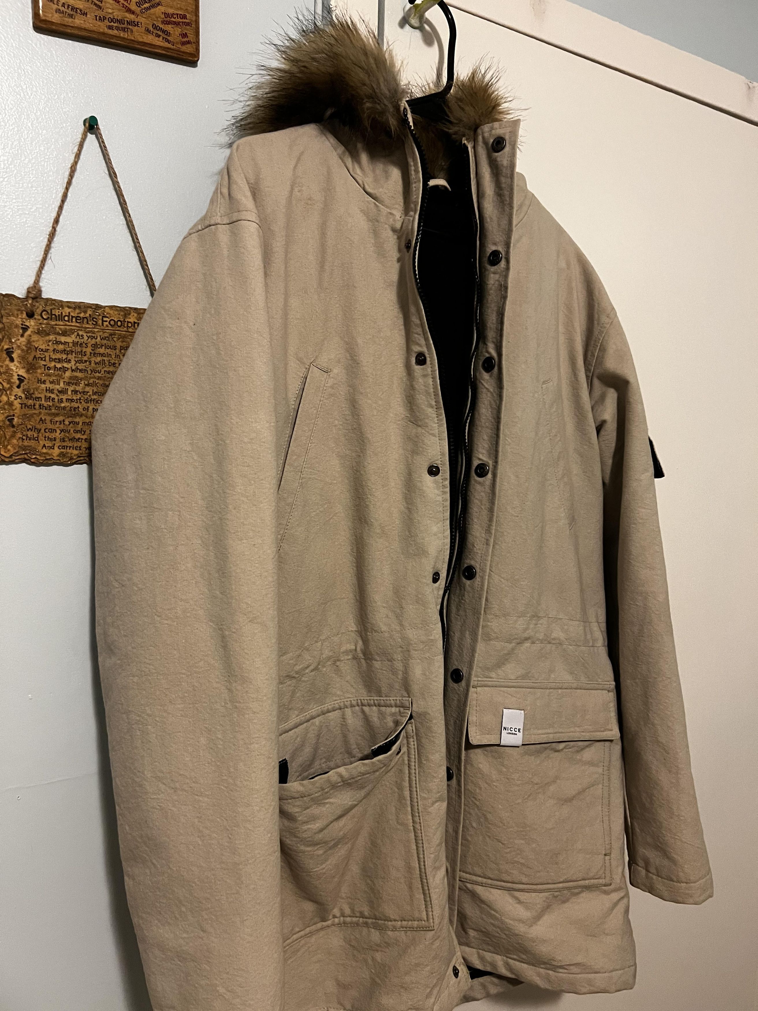 Nicce London nicce london parka Grailed