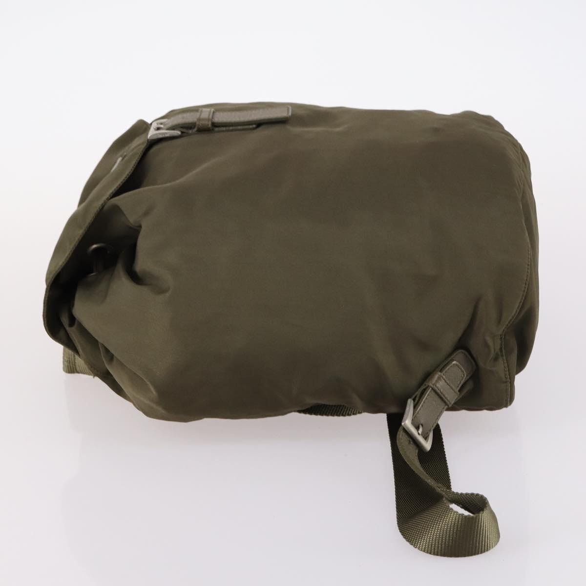 Prada PRADA Backpack Nylon Khaki Silver Size ONE SIZE - 5 Thumbnail