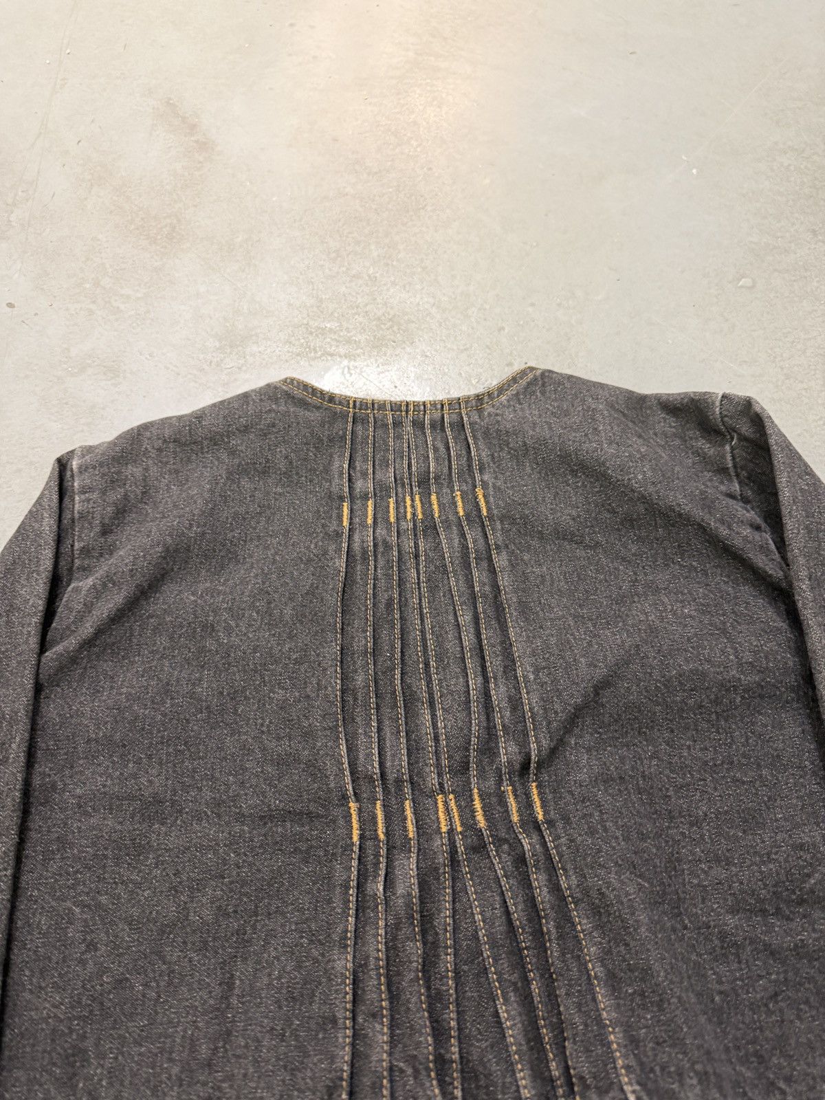Marithe + Francois Girbaud Marithé + François Girbaud Reproduction Cropped Denim Jacket Size S / US 4 / IT 40 - 9 Thumbnail