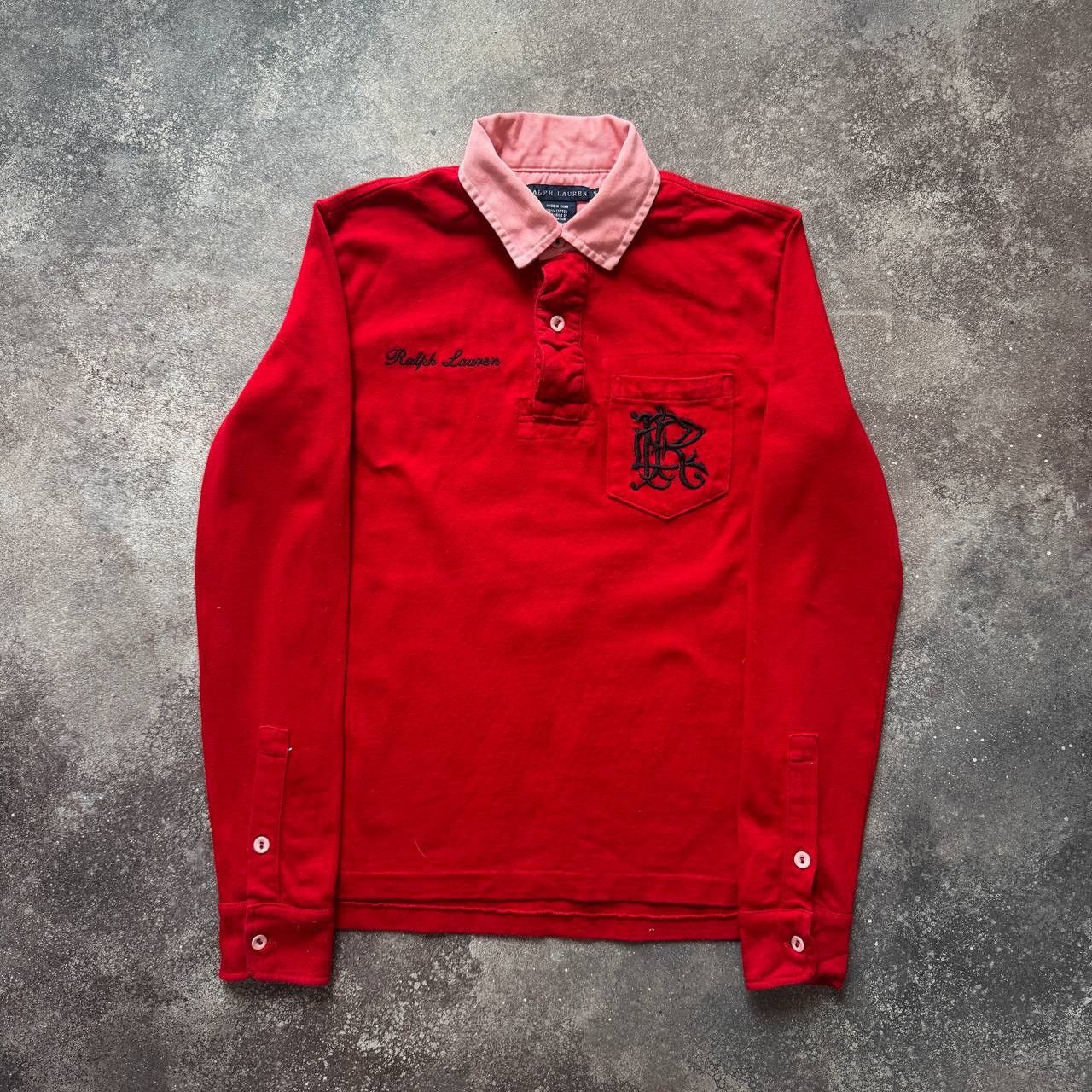 Ralph Lauren Ralph Lauren 90s Vintage Rugby Chief Keef Style Shirt Size S / US 4 / IT 40 - 1 Thumbnail