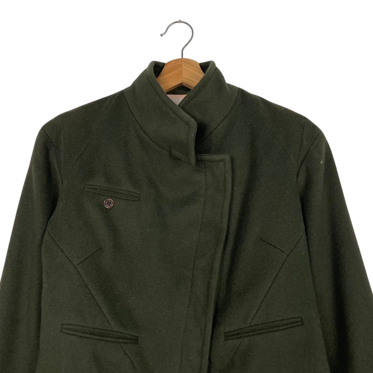 ANTEPRIMA Anteprima Asymmetrical Design Casual Wool Jacket Size XS / US 0-2 / IT 36-38 - 2 Thumbnail