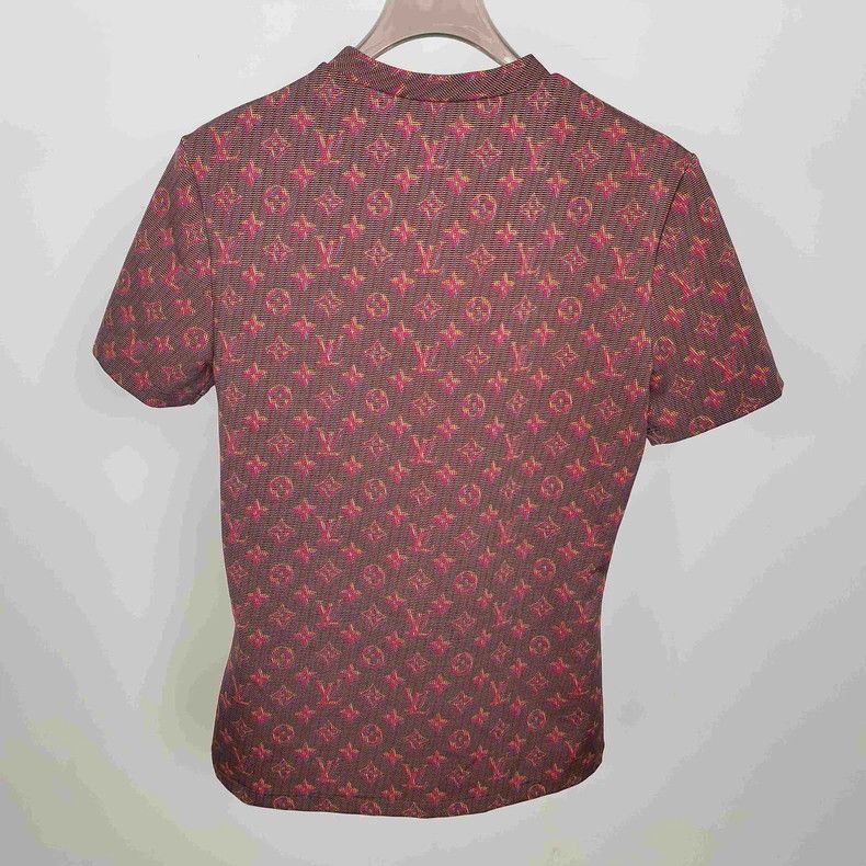 Louis Vuitton Louis Vuitton Red and yellow full-print space cotton short Size M / US 6-8 / IT 42-44 - 2 Thumbnail