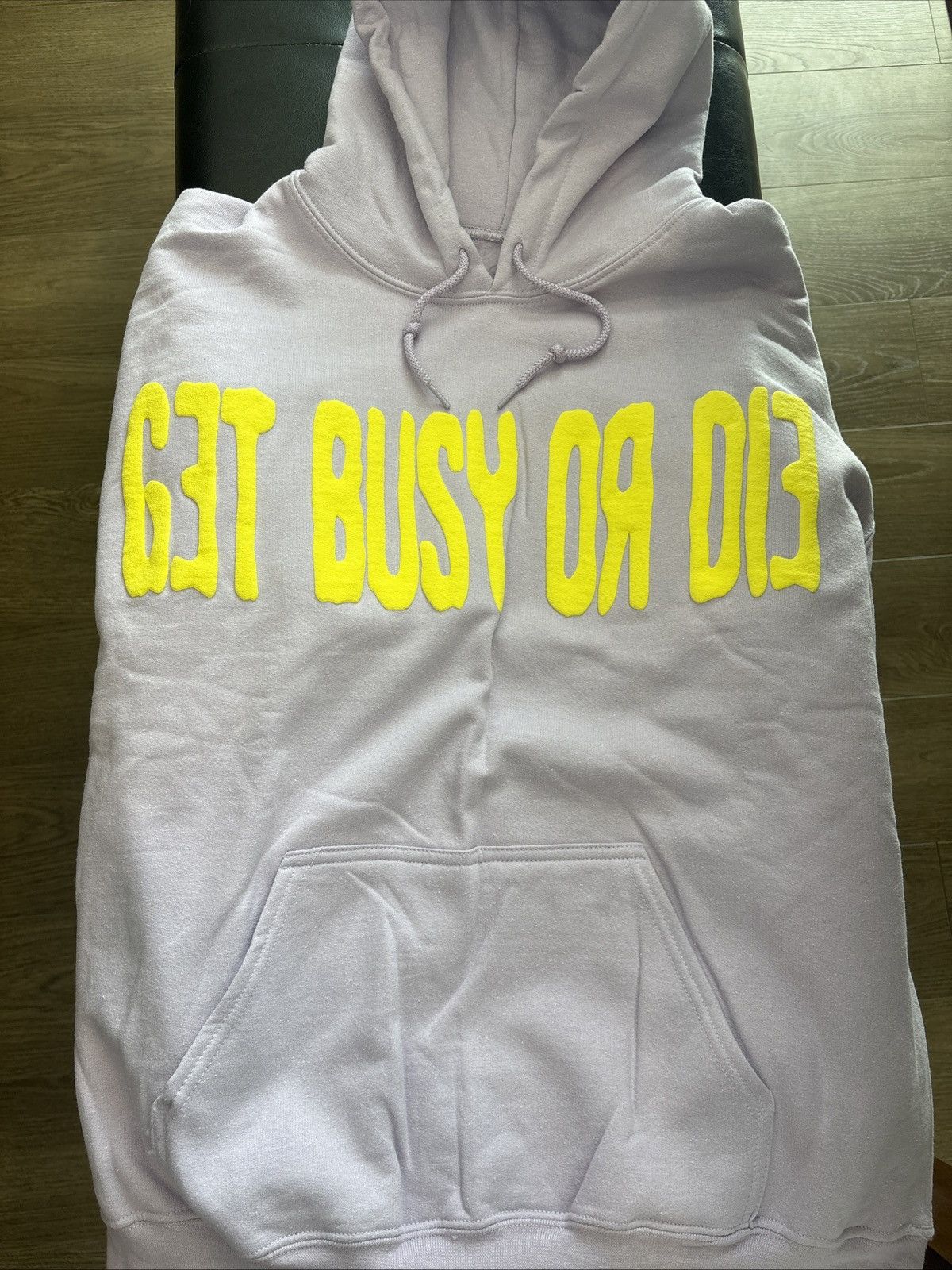 Other Snot L Lavender “Get Busy or Die” Hoodie — Rare Streetwear Size US L / EU 52-54 / 3 - 1 Thumbnail