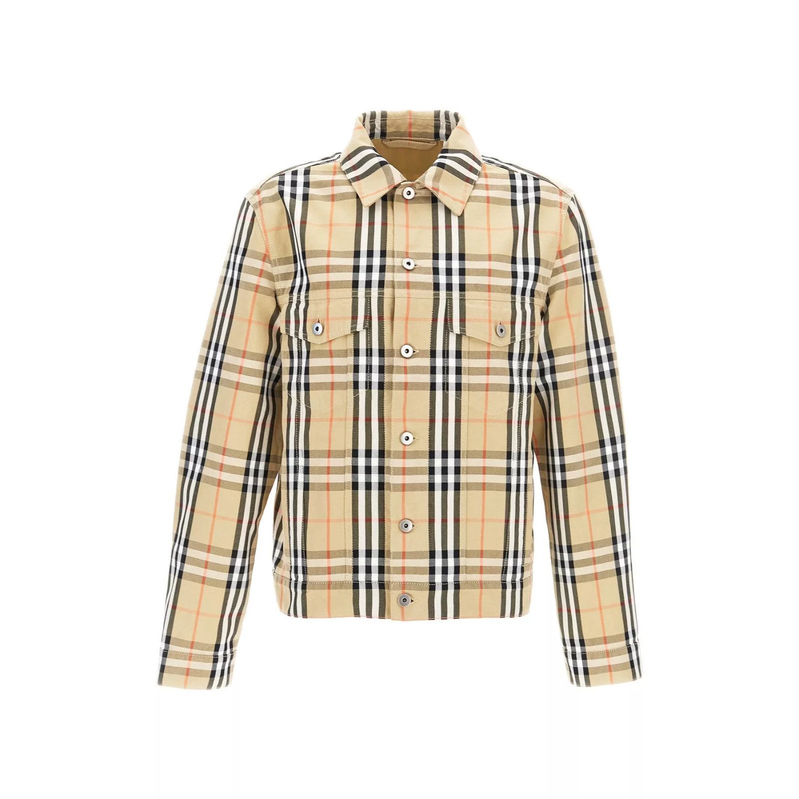 Burberry BURBERRY Check Beige/Sand Jacket New & Authentic (Men's size Size US L / EU 52-54 / 3 - 1 Thumbnail