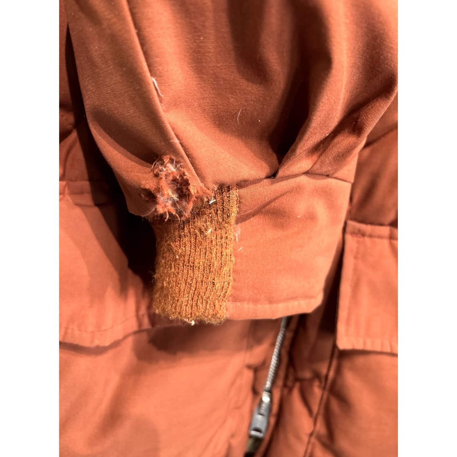 Schott VINTAGE SCHOTT NYC Goose Down Diamond Quilted Puffer Coat Jacket Made USA Mens Large Orange Quilted Puffer Coat Mens L USA 80s Size US L / EU 52-54 / 3 - 4 Thumbnail