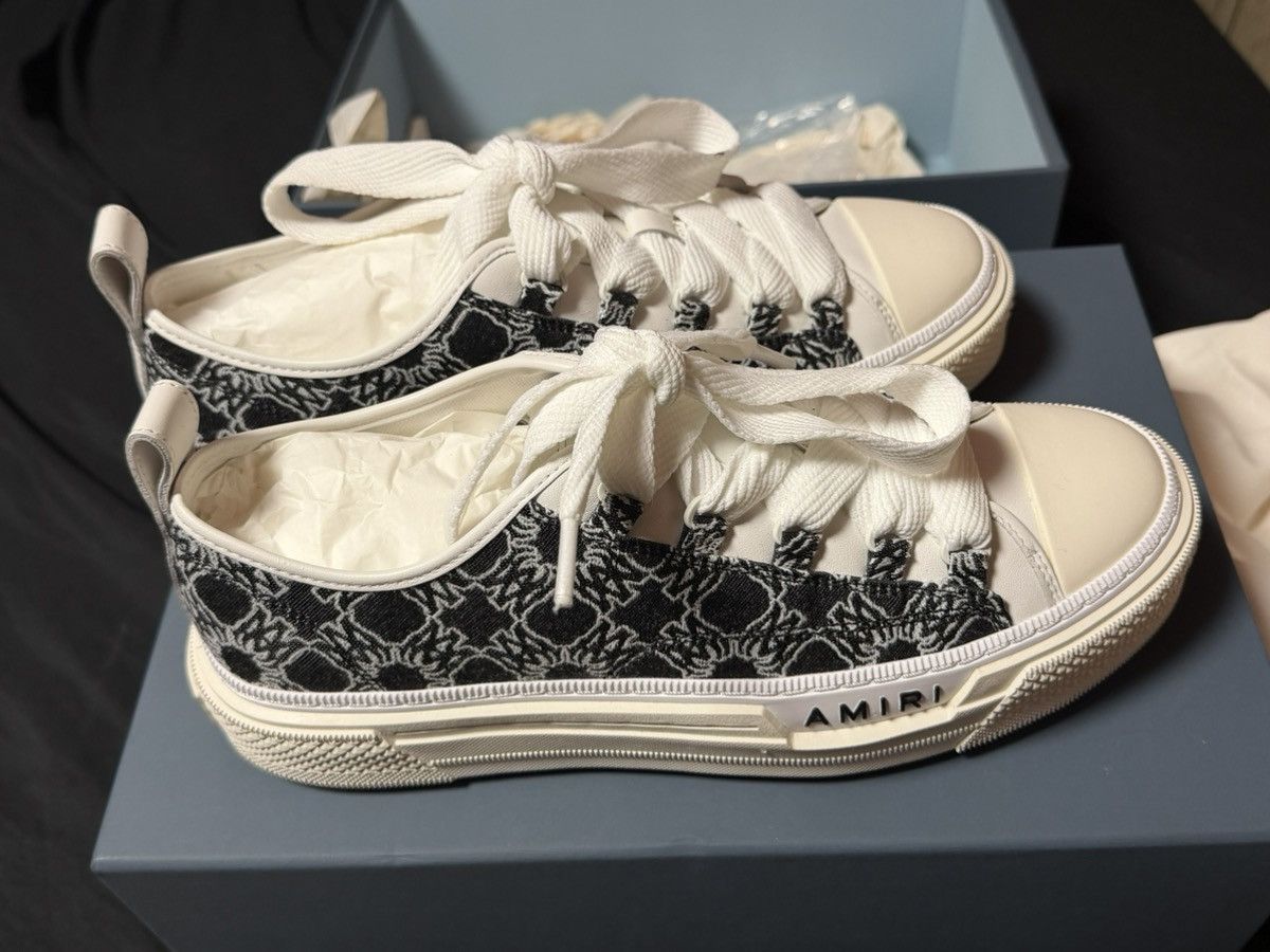 Amiri AMIRI MA QUAD COURT LOW | Black, White & Cream | 42 EU | Size US 9 / EU 42 - 2 Thumbnail