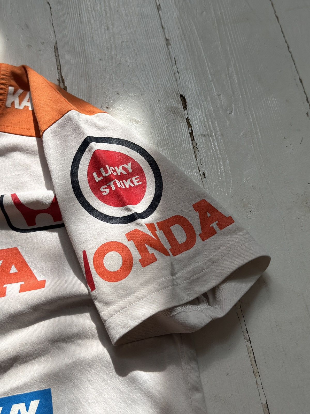 Other VINTAGE HONDA LUCKY STRICE RACING F1 MOTORSPORT TEE SHIRT Size XS / US 0-2 / IT 36-38 - 4 Thumbnail