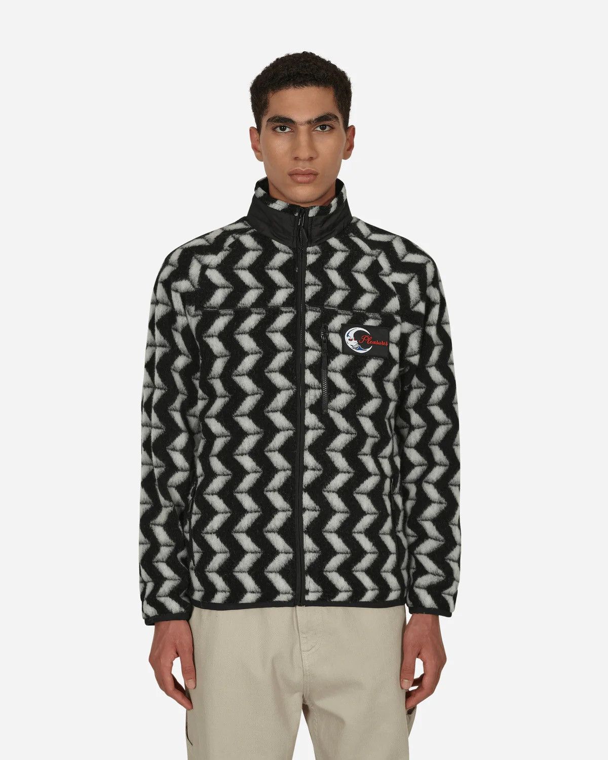 Pleasures Skate Y2K Rare Pleasures Wool Fleece Drifter Fuzzy Jacket L Size US L / EU 52-54 / 3 - 2 Thumbnail
