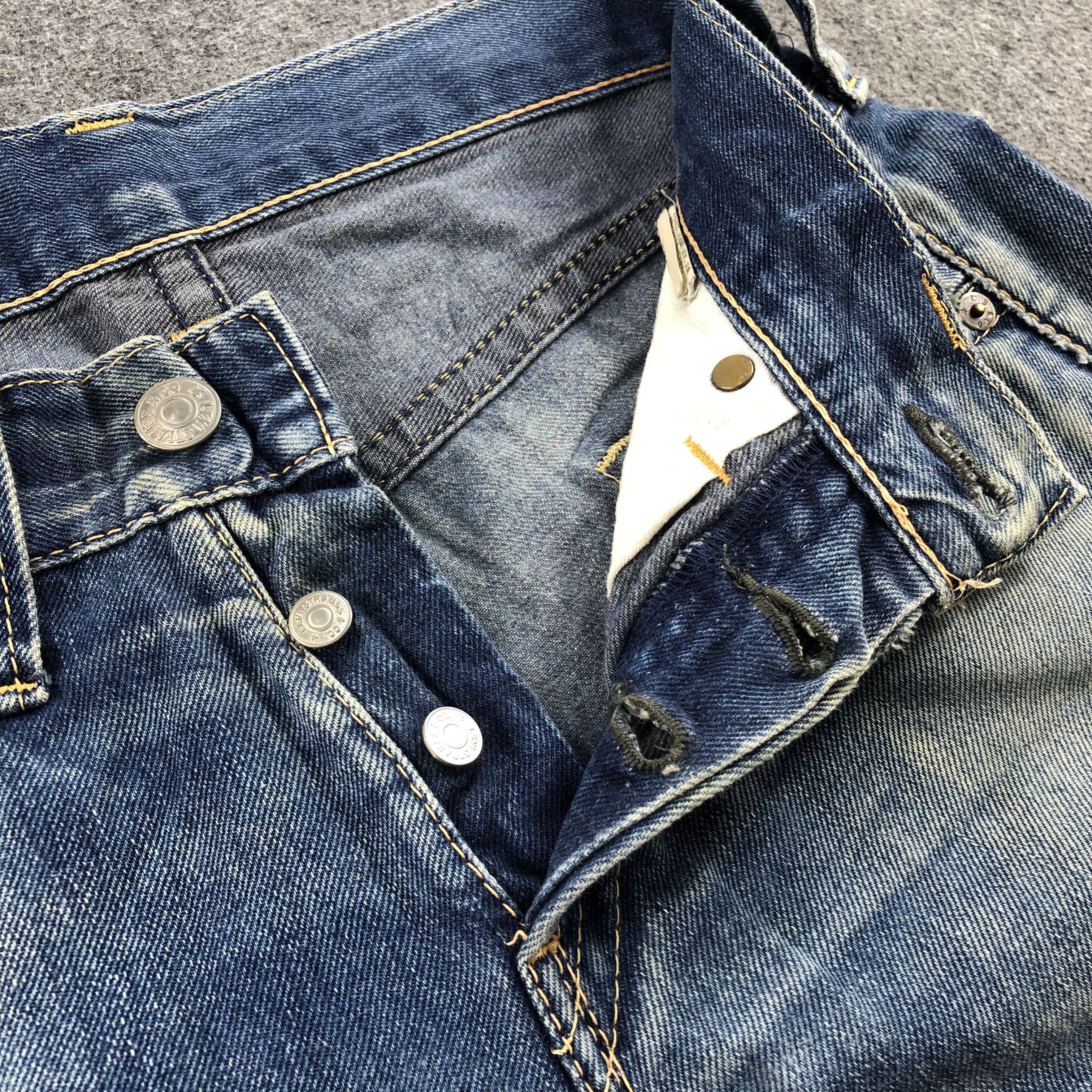 Levi's × Vintage Vintage 90s Blue Wash Levis 901 Jeans-JM1406 Size US 32 / EU 48 - 9 Thumbnail