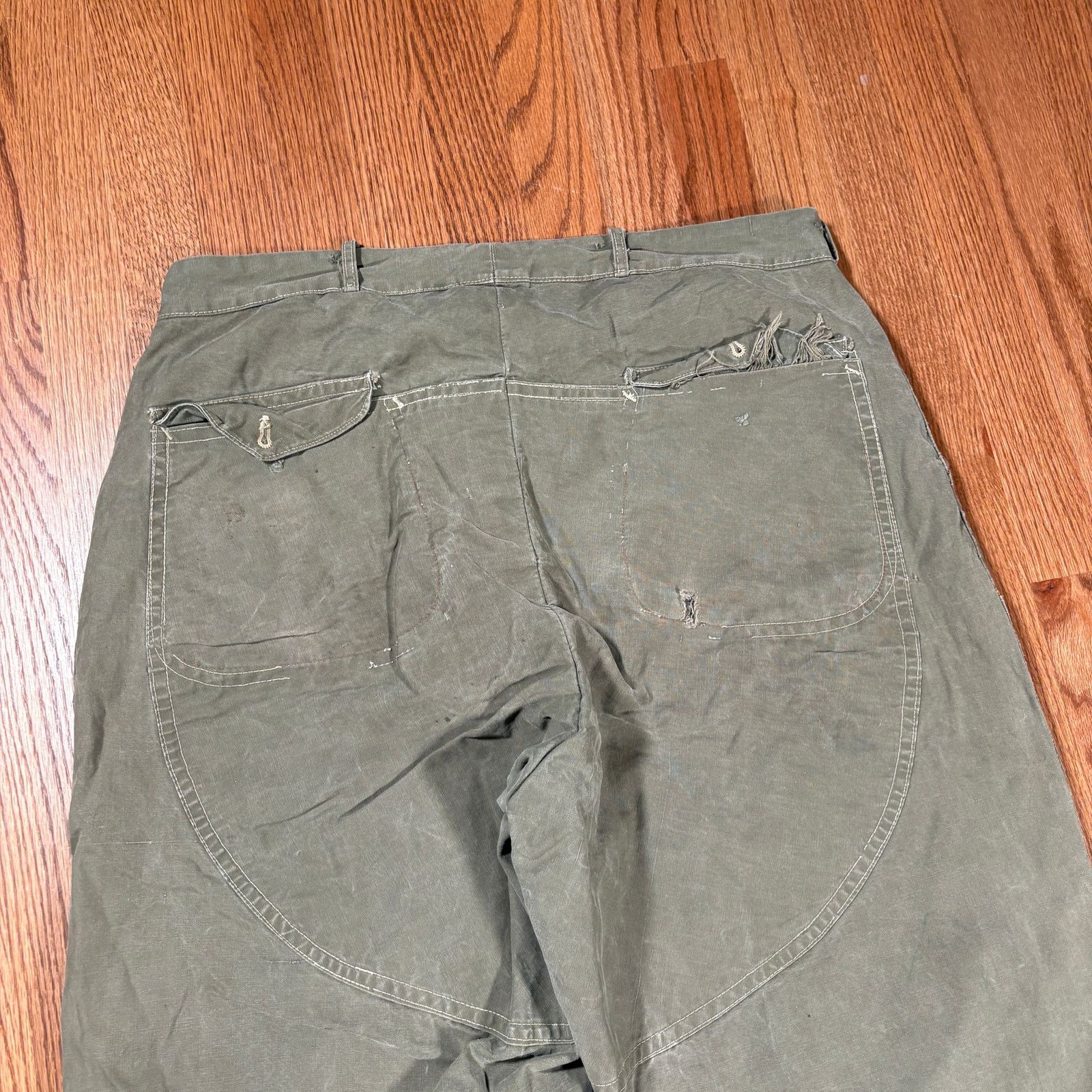 Redhead Vintage 50s Red Head Green Hunting Canvas Pants 36x31.5 Size US 36 / EU 52 - 7 Thumbnail