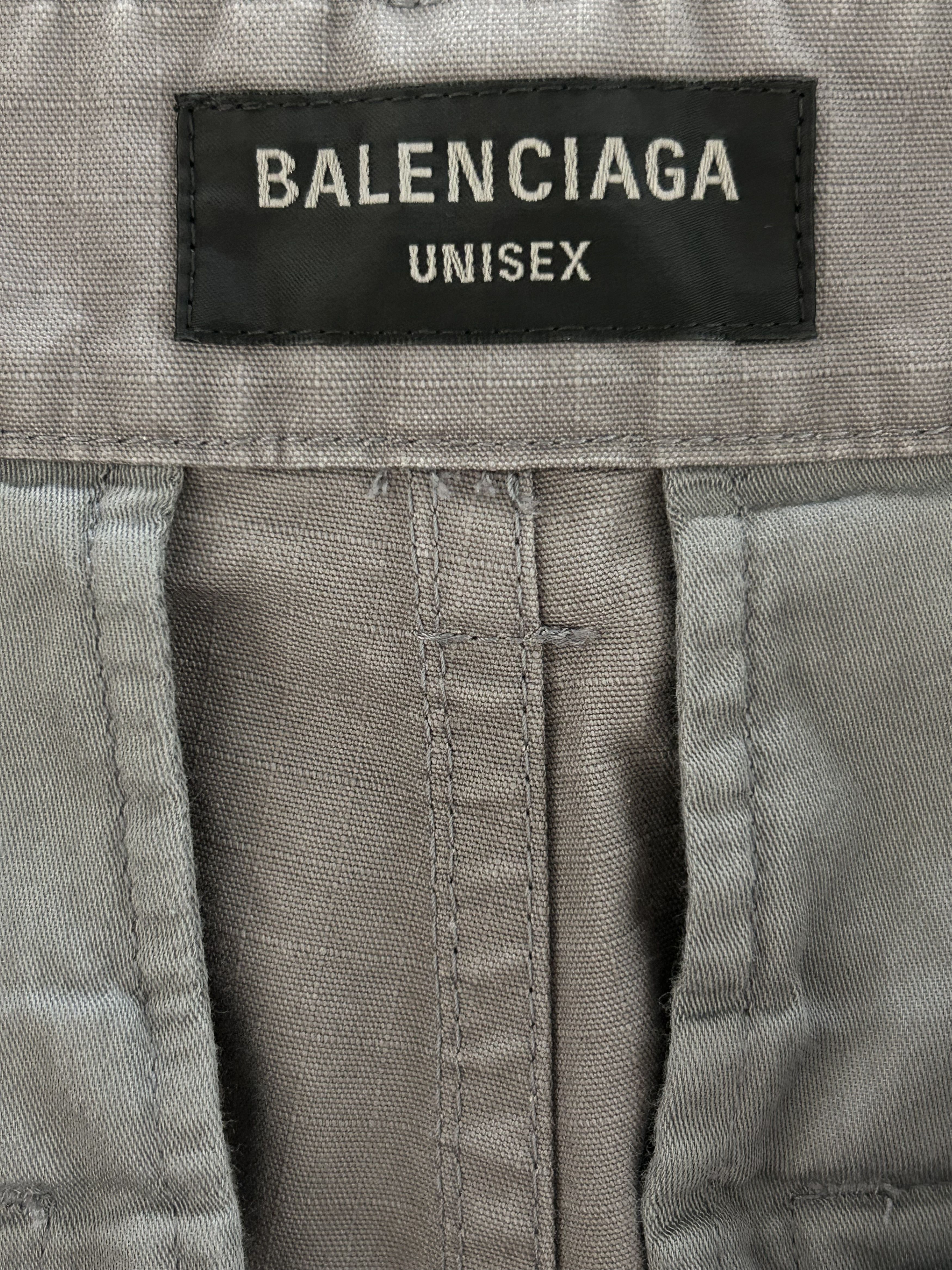 Balenciaga Balenciaga Grey Convertible Cargo Pants Size US 32 / EU 48 - 3 Thumbnail
