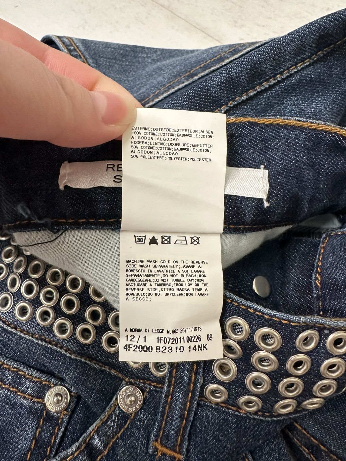 Gianfranco Ferre Gianfranco Ferre studded jeans y2k Size US 33 - 10 Thumbnail