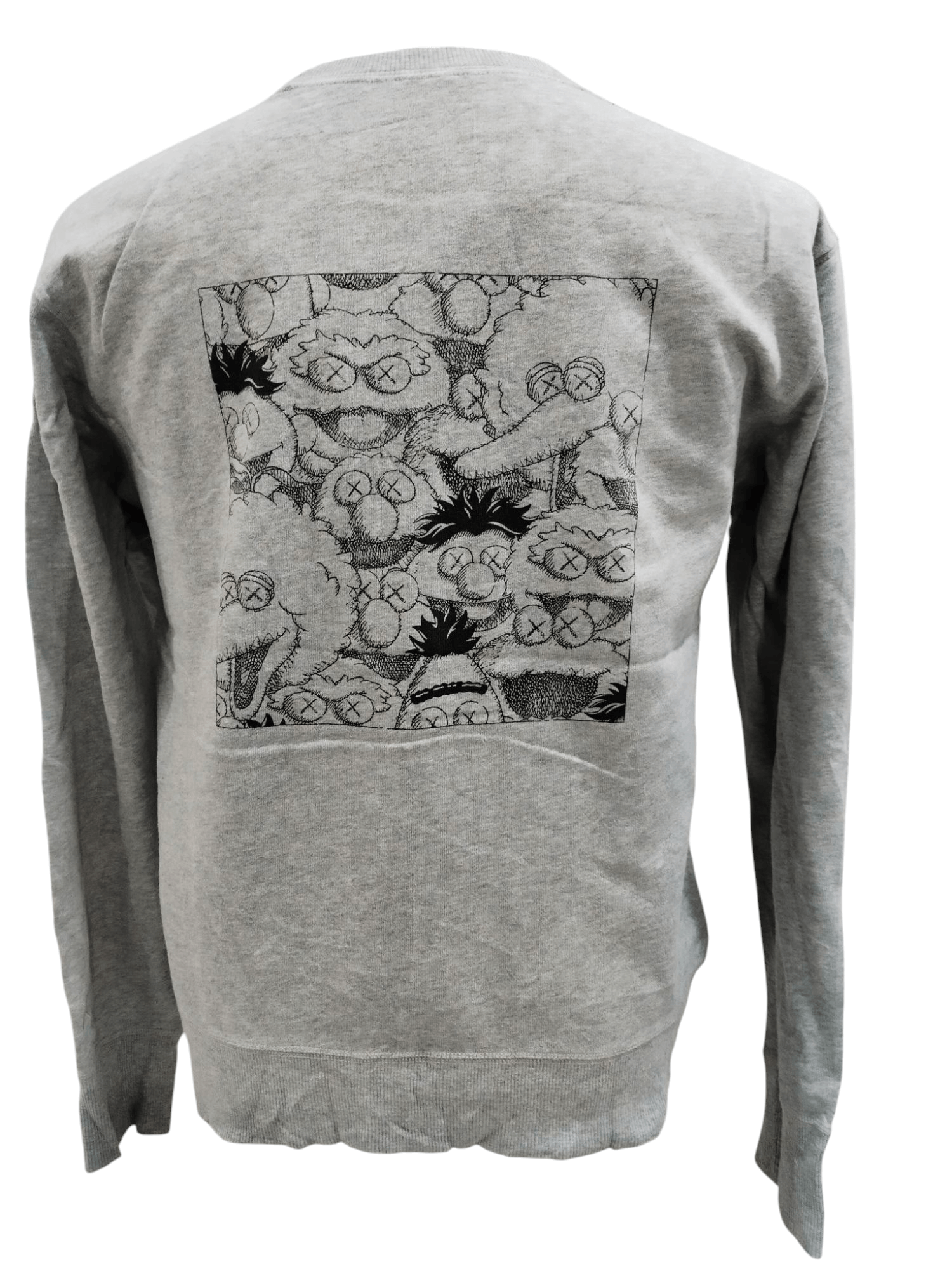 Japanese Brand × Kaws × Uniqlo Kaws Sesame Street X Uniqlo Big Logo Sweatshirt Size US M / EU 48-50 / 2 - 2 Thumbnail