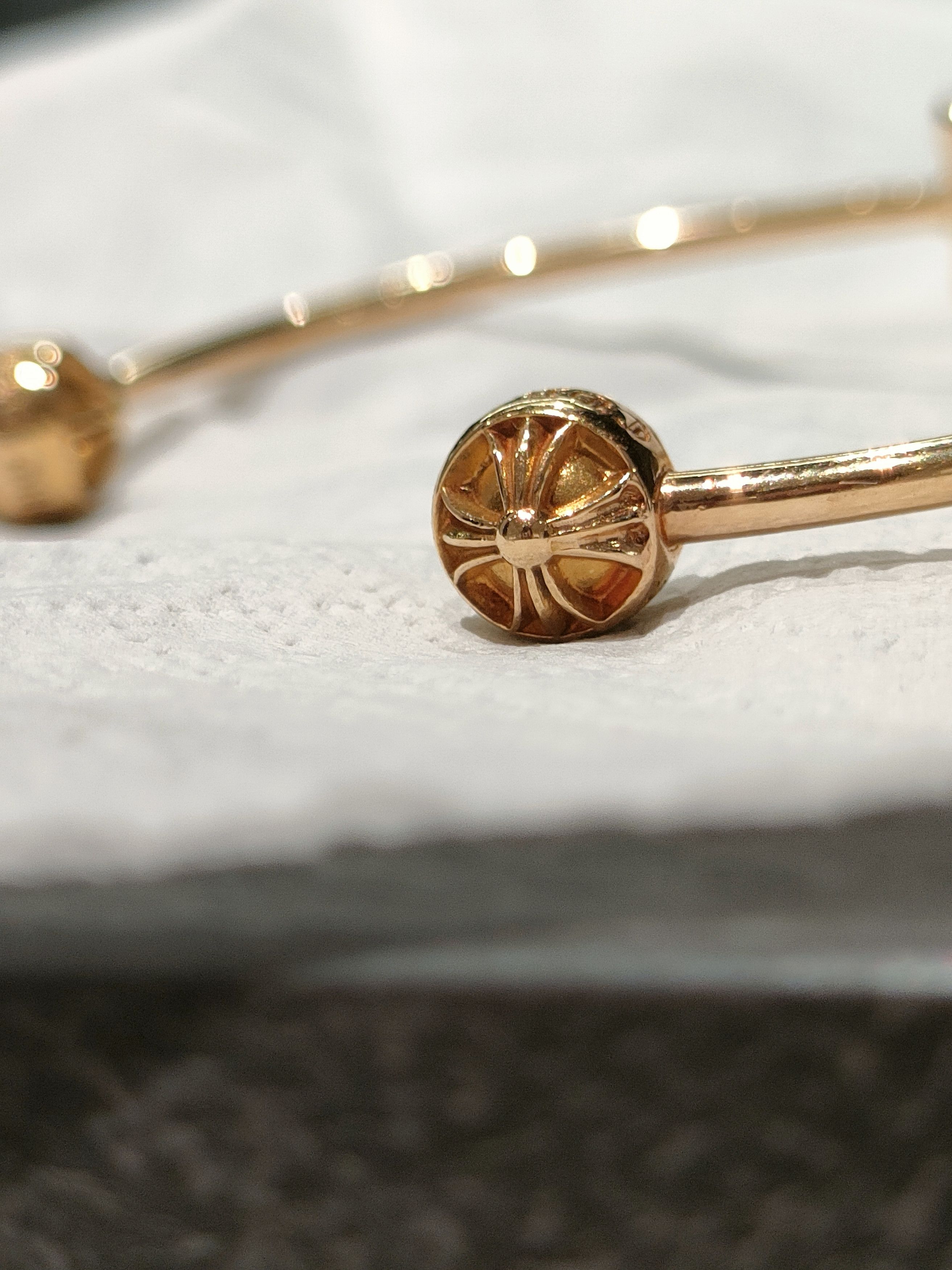 Chrome Hearts Chrome Hearts 22K Gold Cross Bracelet Size ONE SIZE - 9 Thumbnail