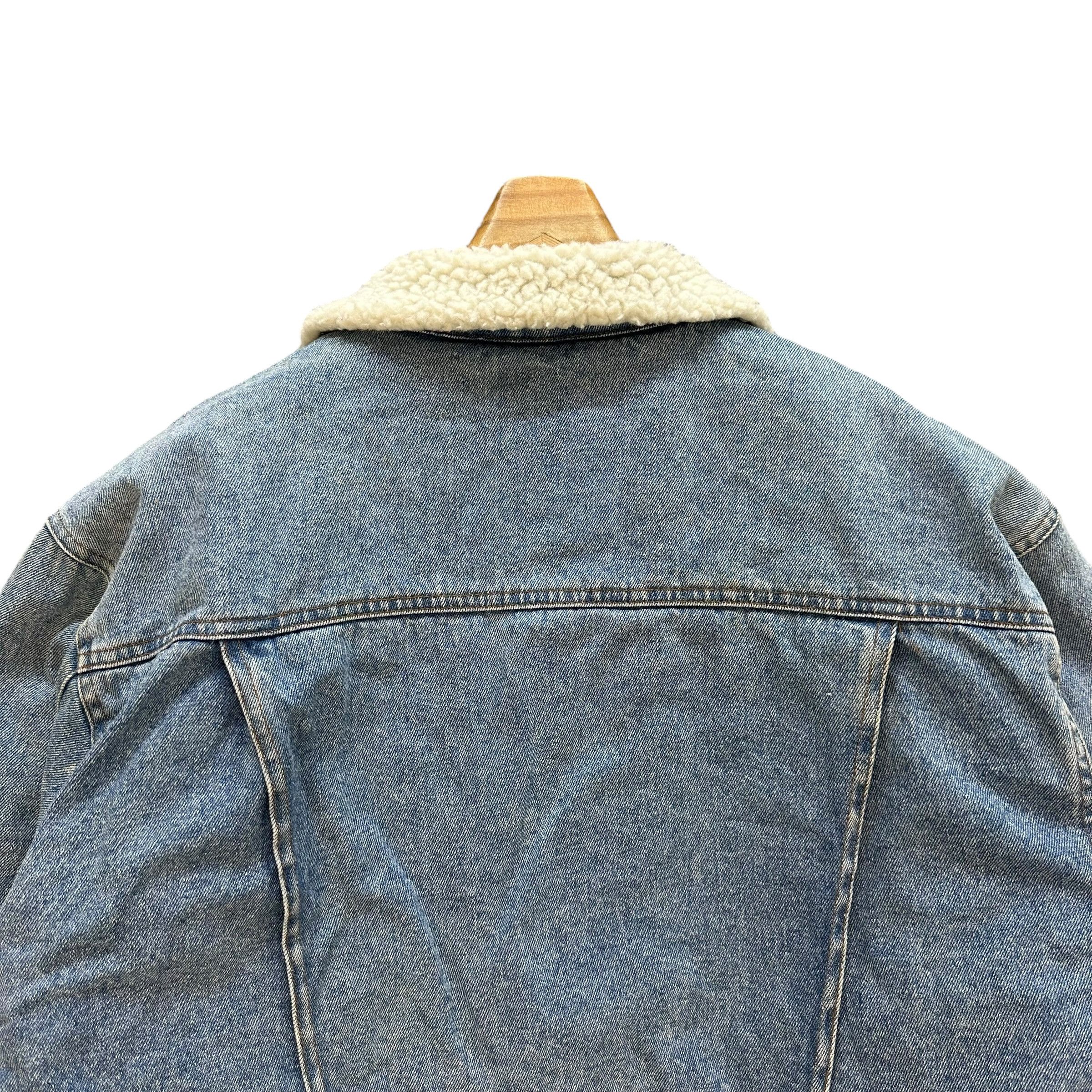Vintage Vintage TURNING POINT Sherpa Denim Jacket #A60-1386 Size US M / EU 48-50 / 2 - 12 Thumbnail