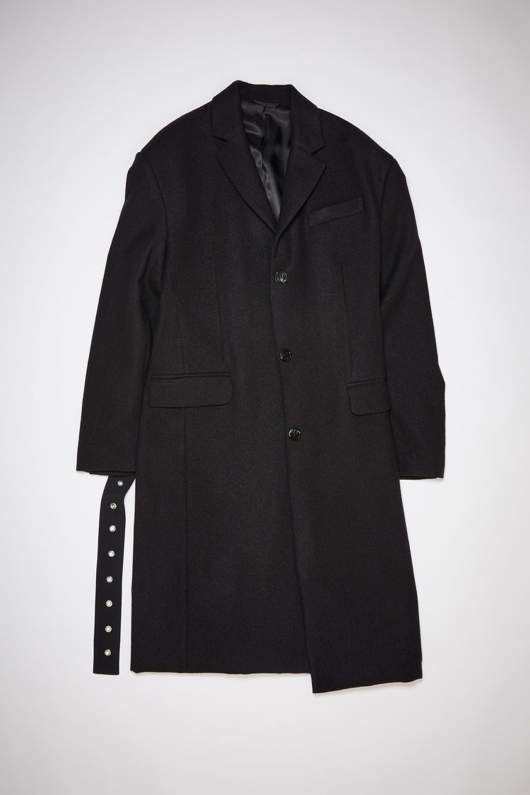 Acne Studios Acne Studios Black Wool Coat Size US S / EU 44-46 / 1 - 7 Thumbnail