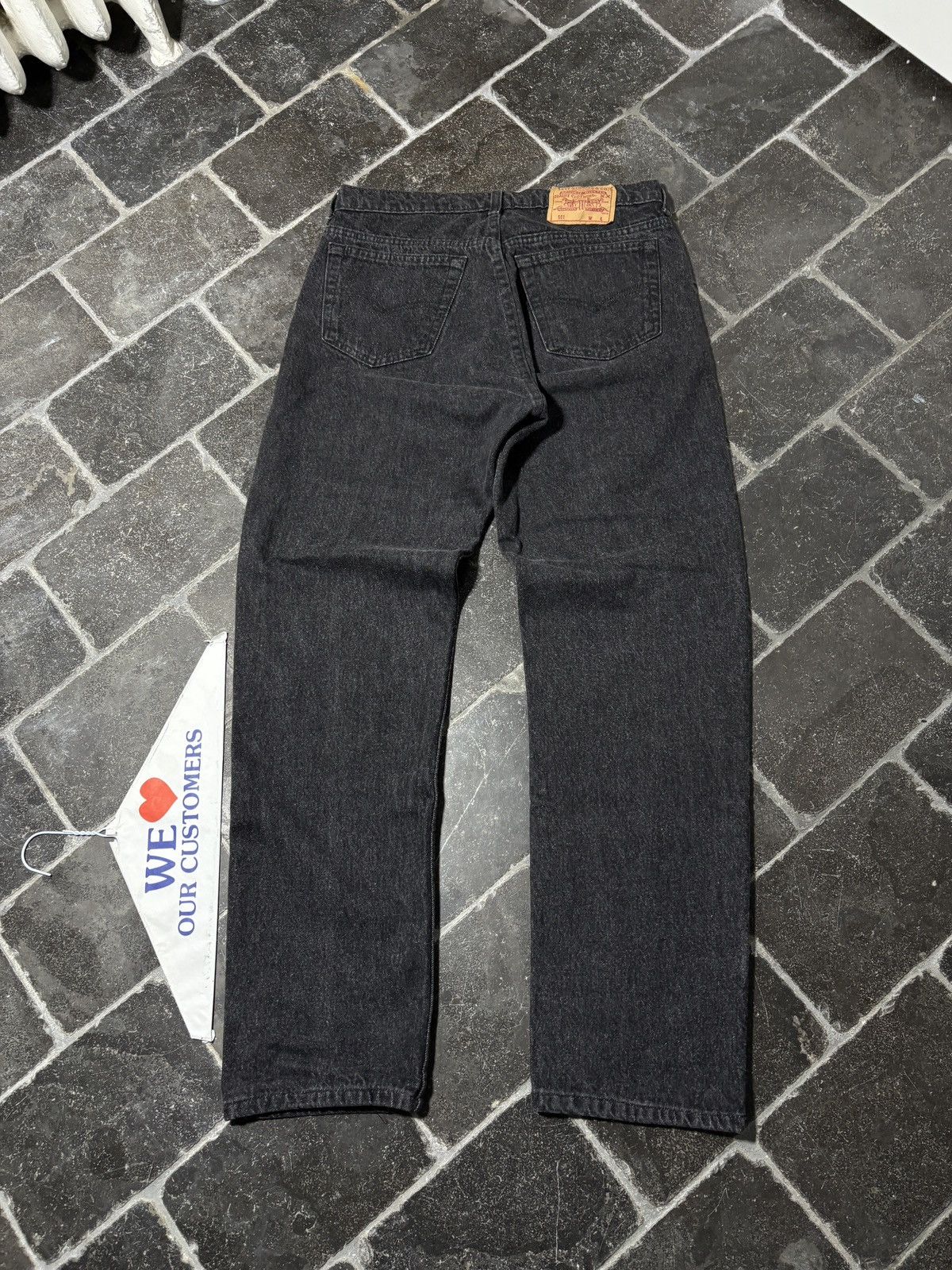 Levi's 1990s Levi’s 501 Made in Canada Vintage Levi’s Red Tab Black Size US 30 / EU 46 - 3 Thumbnail