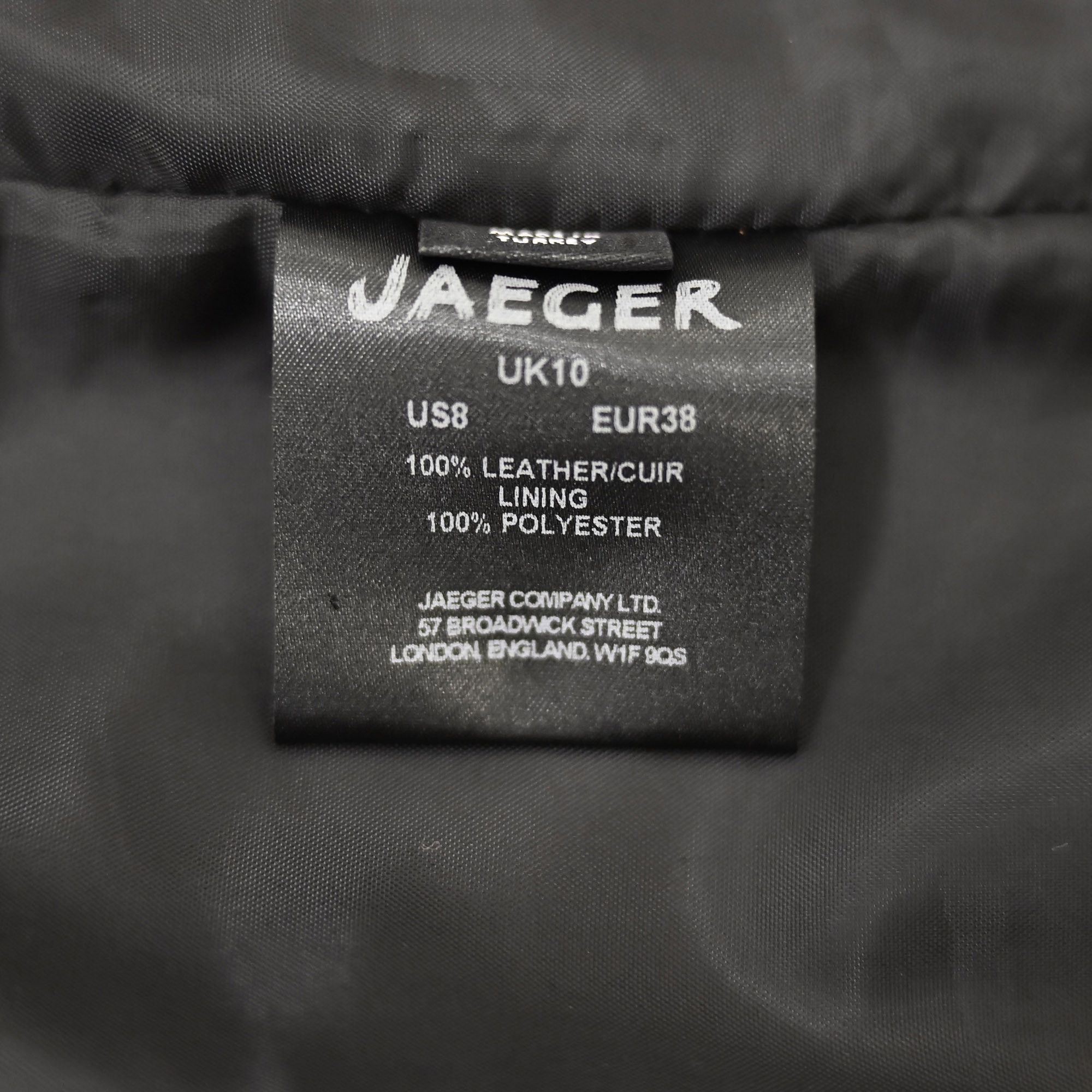 Jaeger Jaeger leather pencil midi skirt in black size M Size 28" / US 6 / IT 42 - 5 Thumbnail