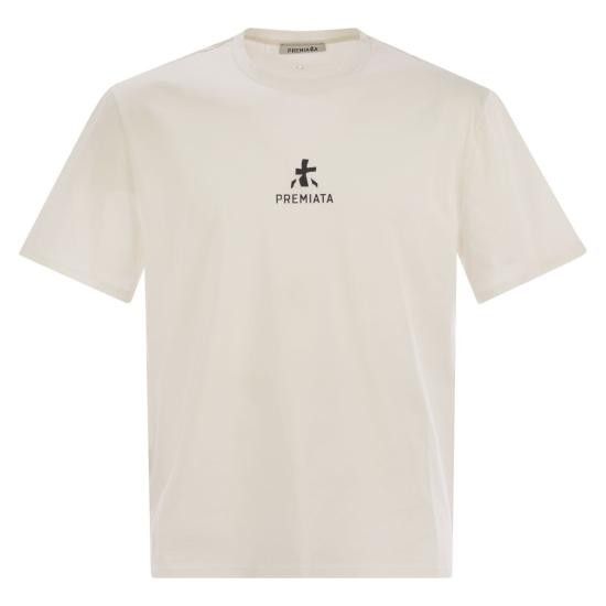 Premiata PREMIATA Men T-Shirts PA1017 WHITE White Size US L / EU 52-54 / 3 - 1 Thumbnail