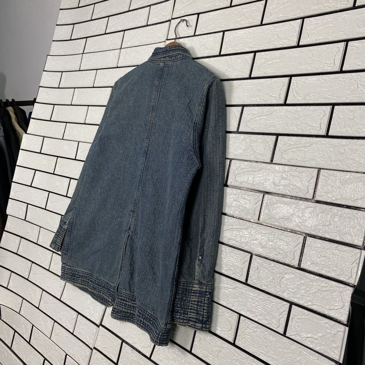 Japanese Brand 📌Vintage Denim Blanket Jacket Full Print Issey Miyake Size US M / EU 48-50 / 2 - 11 Thumbnail