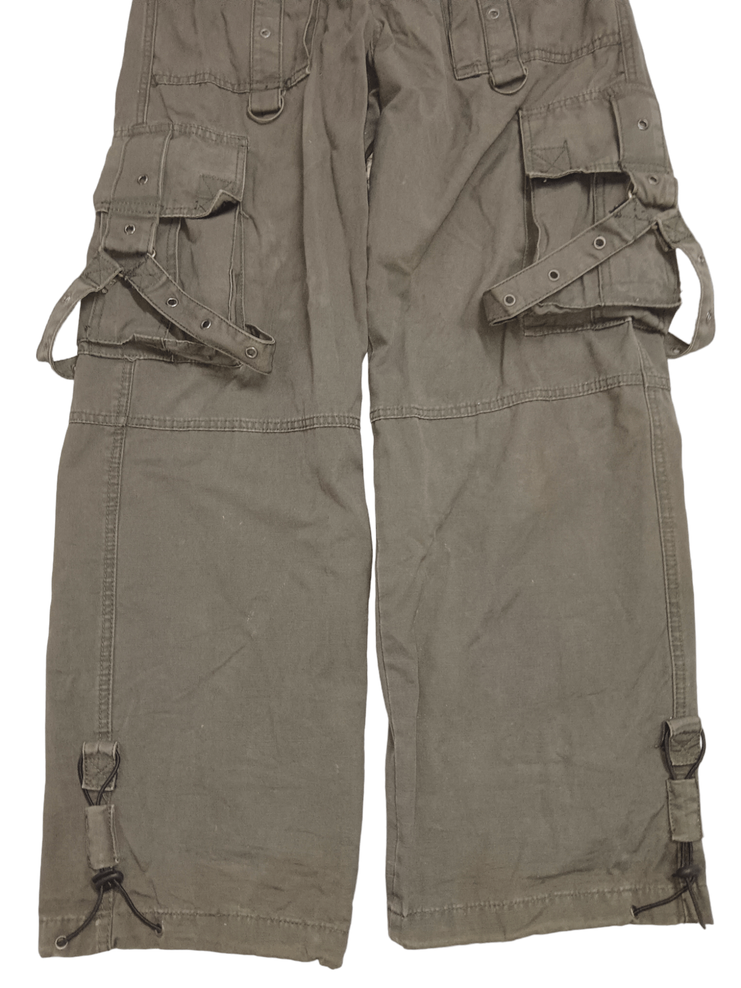 GOA Jefferson GOA Style Military Bondage Cargo Pants Size US 29 - 3 Thumbnail