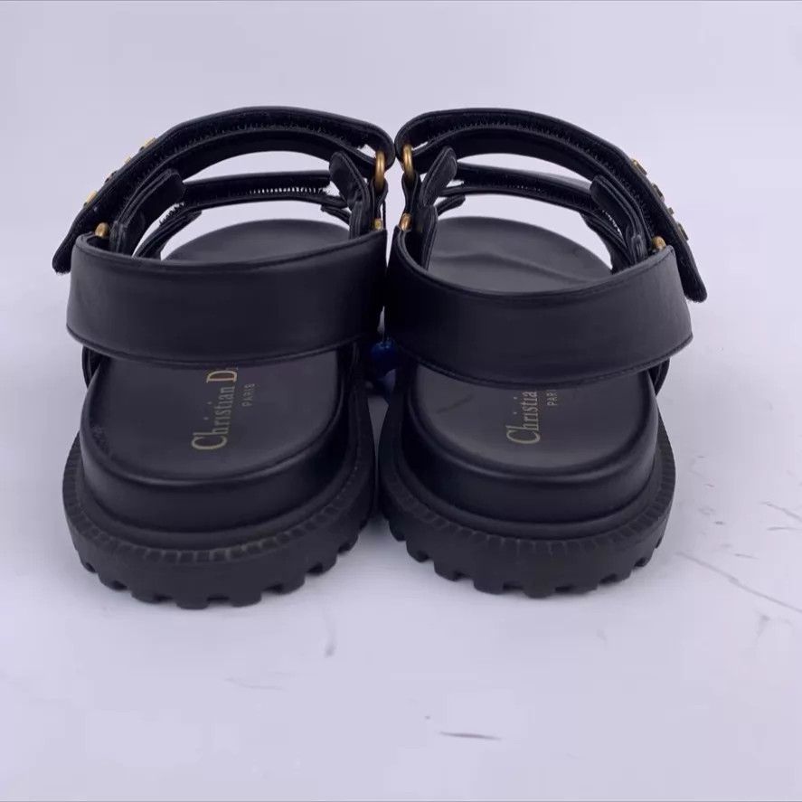Dior Dior Dioract Black Velcro Sandals 39 EU Size US 8.5 / IT 38.5 - 4 Thumbnail