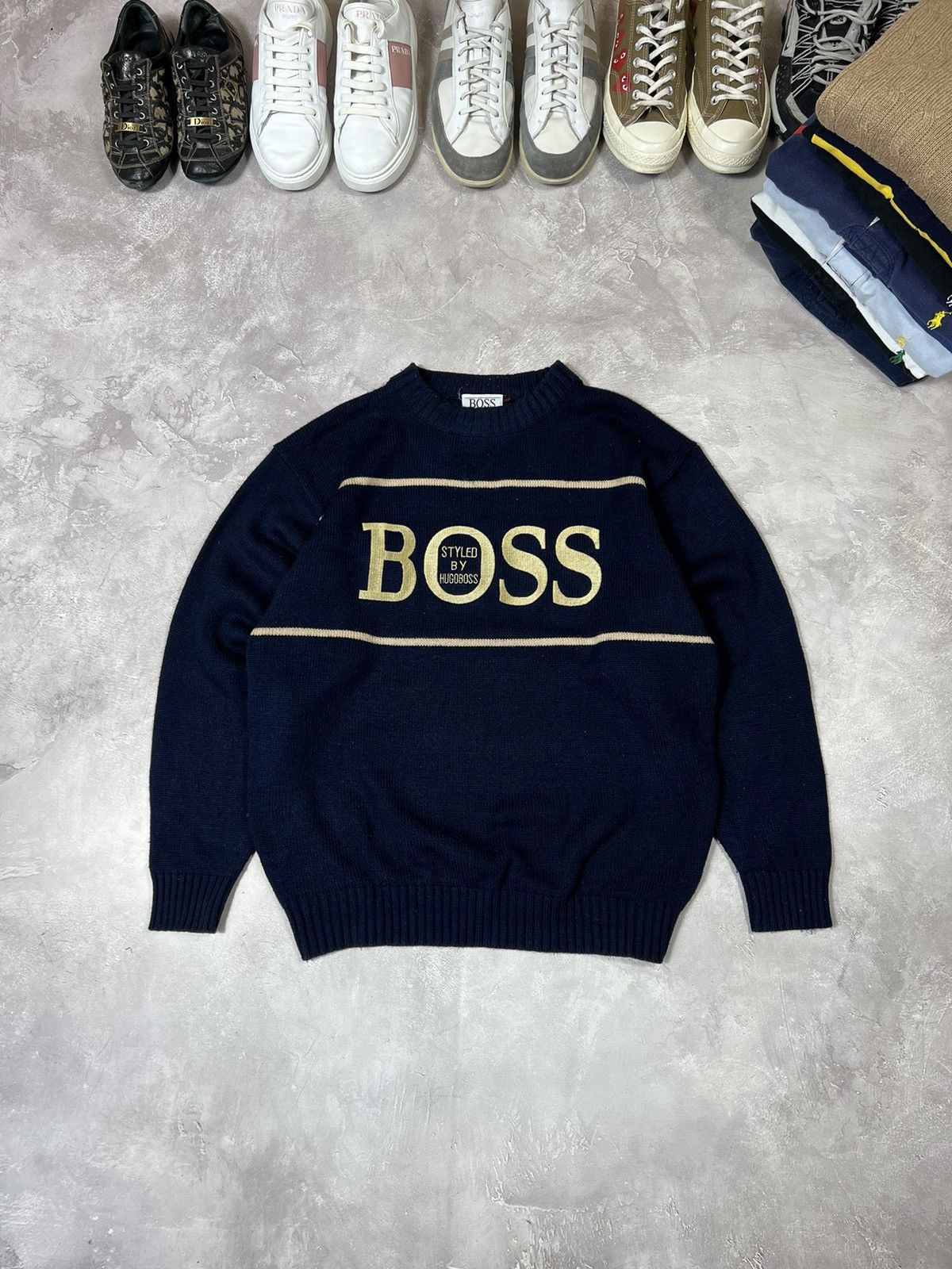 Hugo boss sweatshirt vintage hotsell