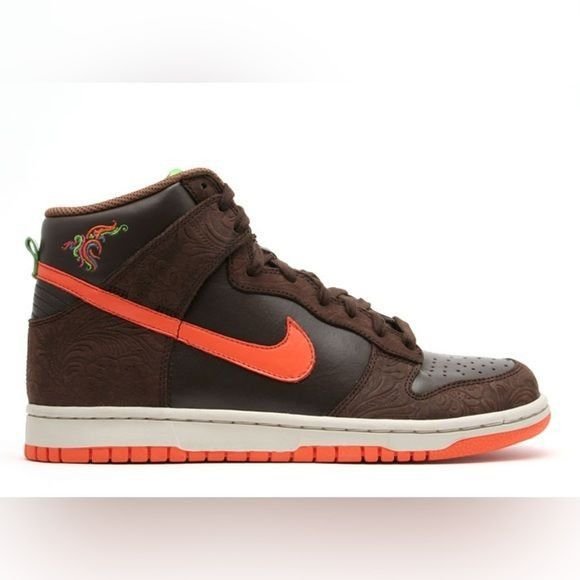 Nike 314385-281 Nike Dunk High Premium Sneaker High Tops 06 Cind Size US 9 / EU 42 - 1 Thumbnail