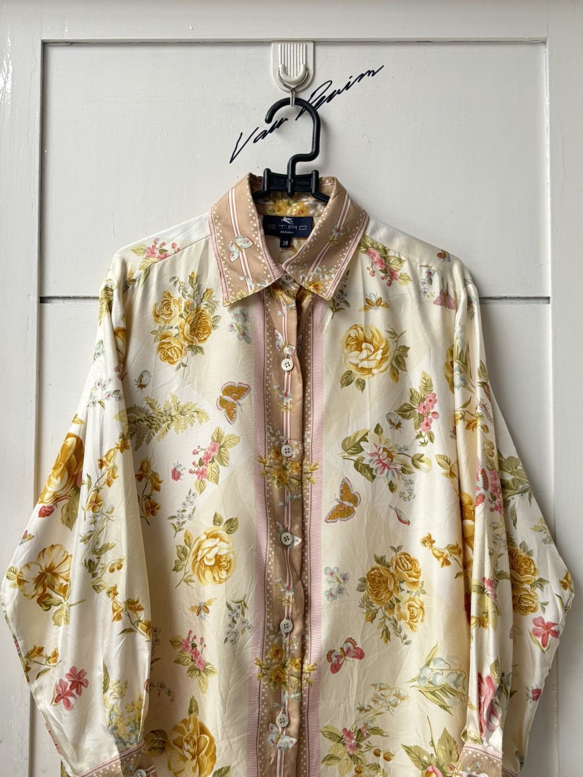 Etro ETRO MILANO Flower Motive Shirt Size US M / EU 48-50 / 2 - 2 Thumbnail