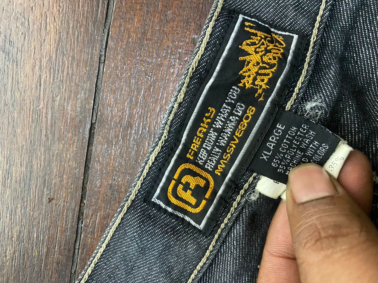 Other Freaky massive distressed denim baggy cargo pants Size US 36 / EU 52 - 7 Thumbnail