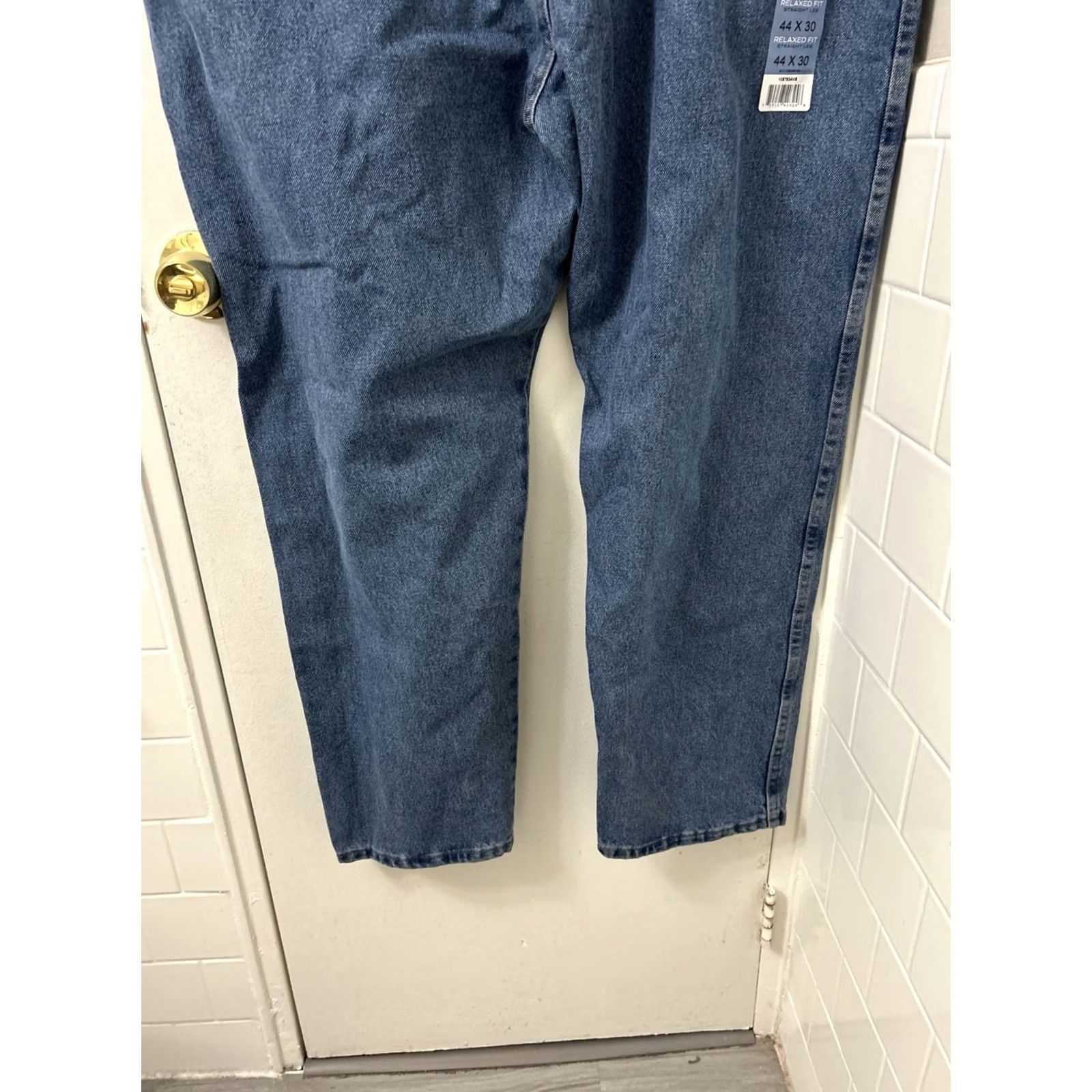 Wrangler Wrangler Rustler Jeans Mens 44x30 Light Wash Relaxed Fit Heavyweight Denim NWT Regular 5-Pocket Size US 44 / EU 60 - 3 Thumbnail