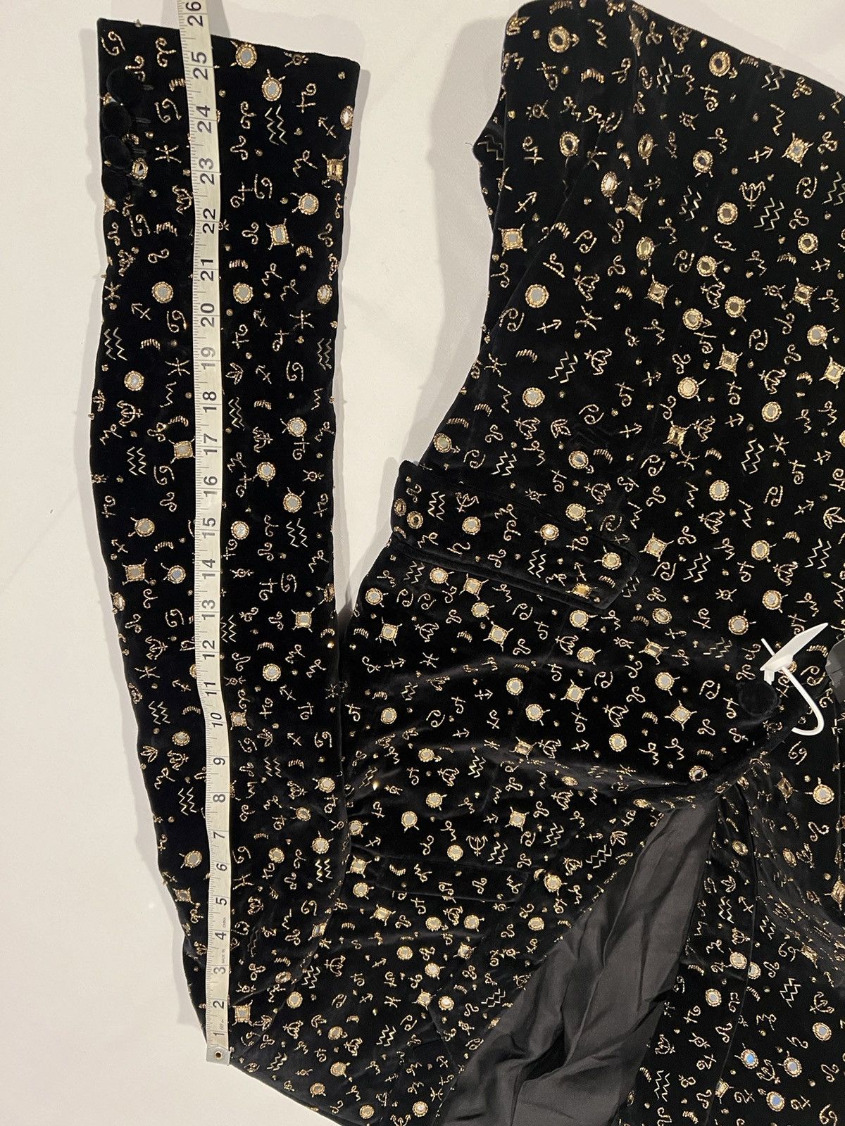 Saint Laurent Paris Saint Laurent velvet astrology gold trim Blazer. 52/42$10000 Size 42R - 8 Thumbnail