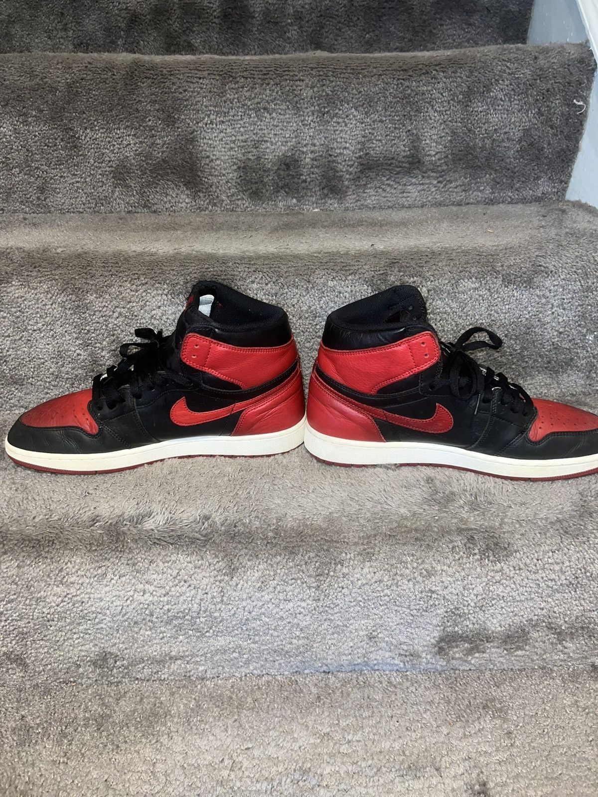 Jordan Brand Jordan 1 Retro Bred/Banned (2016) Size US 12.5 / EU 45-46 - 4 Thumbnail