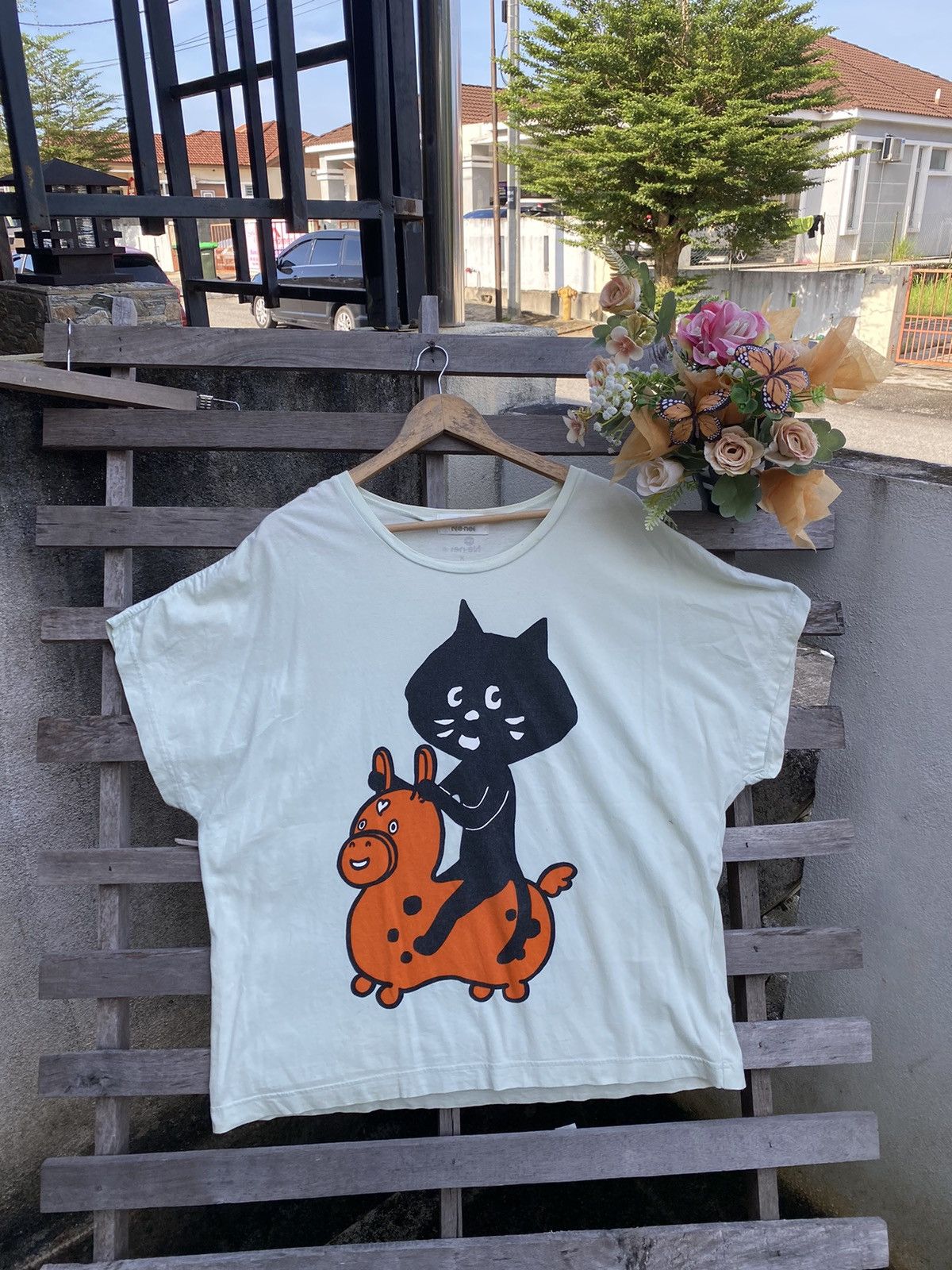 Ne-Net 🇯🇵 Issey Miyake Ne-Net x Rody Relaxed Baggy Women Tee Size L / US 10 / IT 46 - 2 Thumbnail