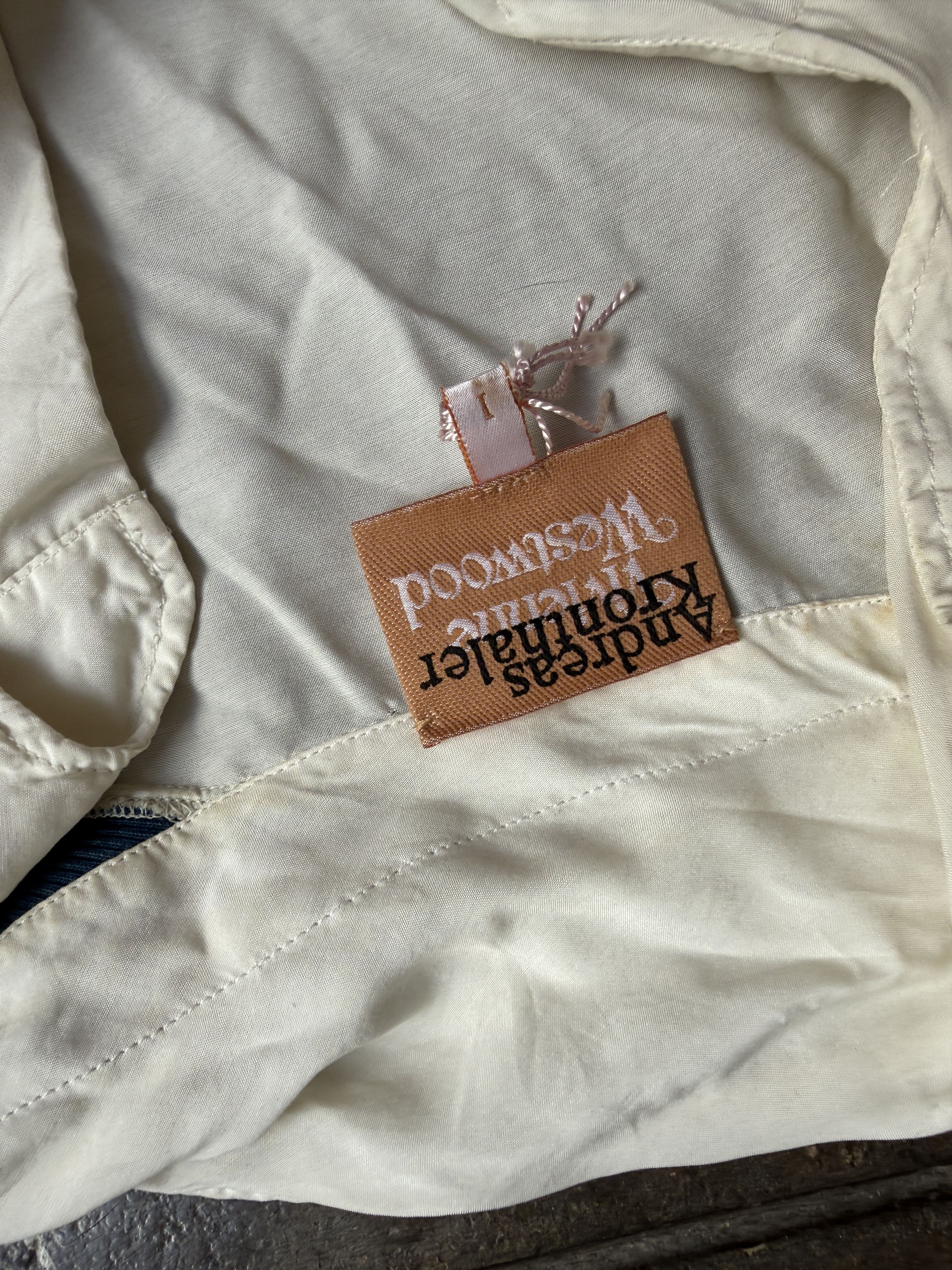 Vivienne Westwood 2016 Silk Blend Button Up Andreas Kronthaler Top Size M / US 6-8 / IT 42-44 - 11 Thumbnail